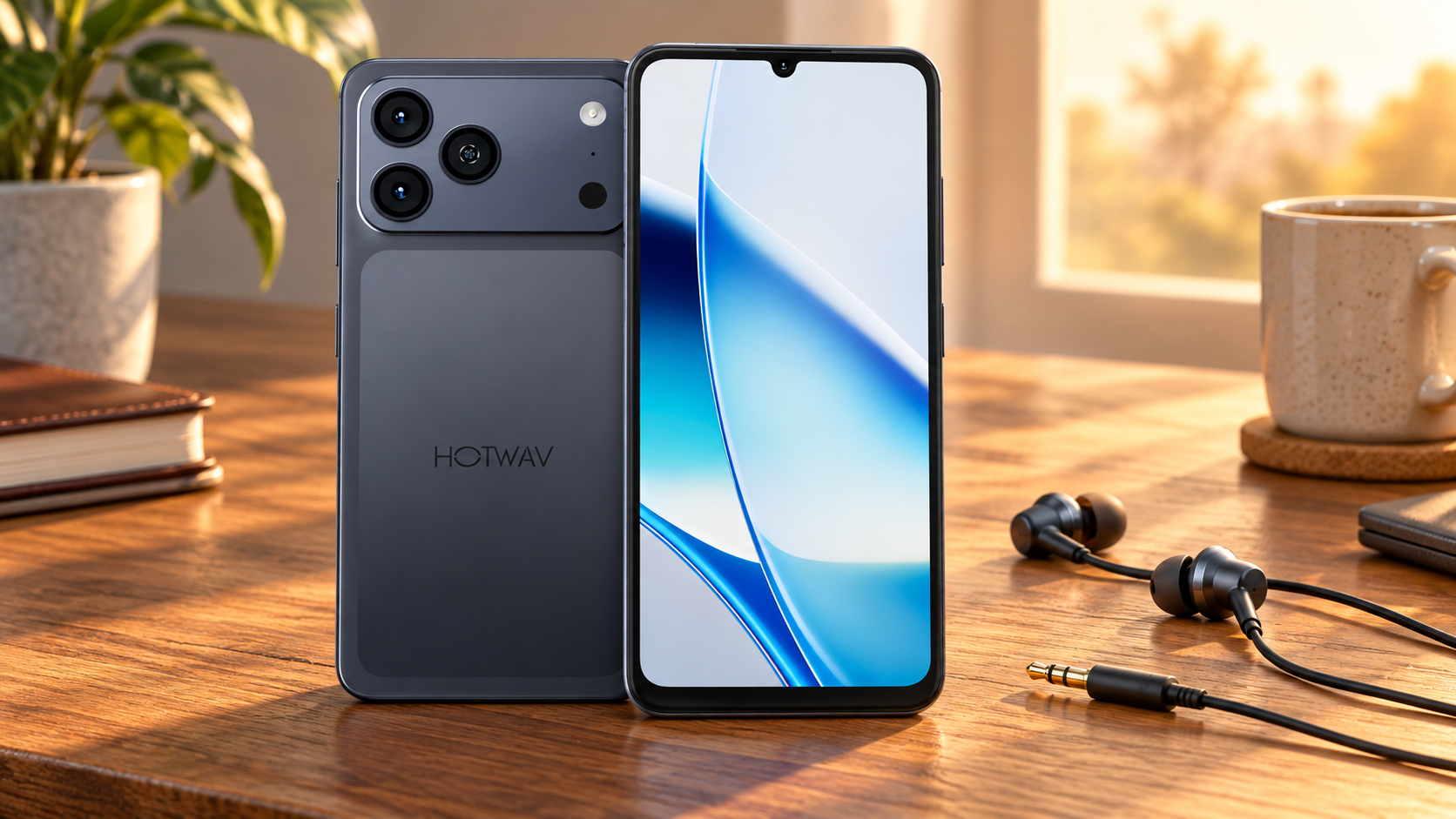 HOTWAV A17 Pro Max tem entrada para fone com fio?