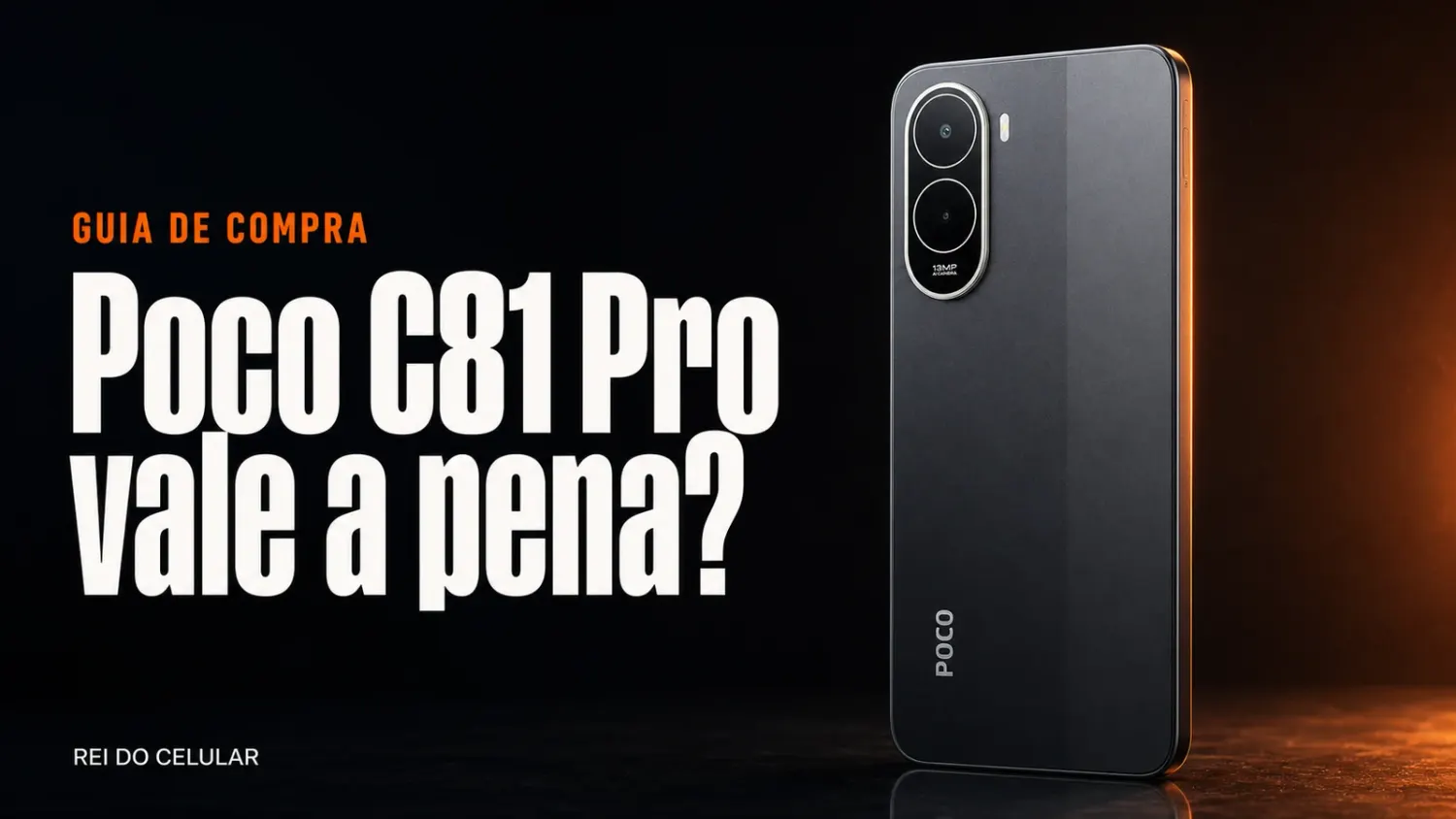 Poco C81 Pro vale a pena? Ficha técnica, preço e pontos de atenção