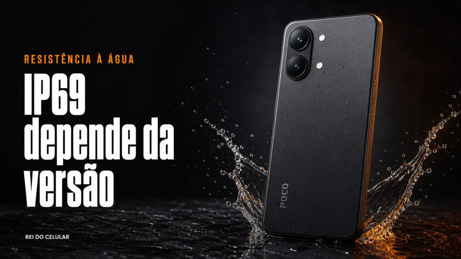 IP69 no POCO X8 Pro Max varia por versão; entenda os limites