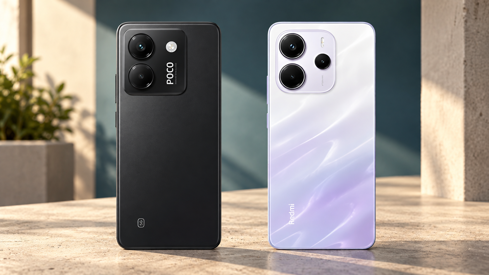 POCO M7 Pro 5G ou Redmi Note 14 4G: quando pagar pelo 5G?