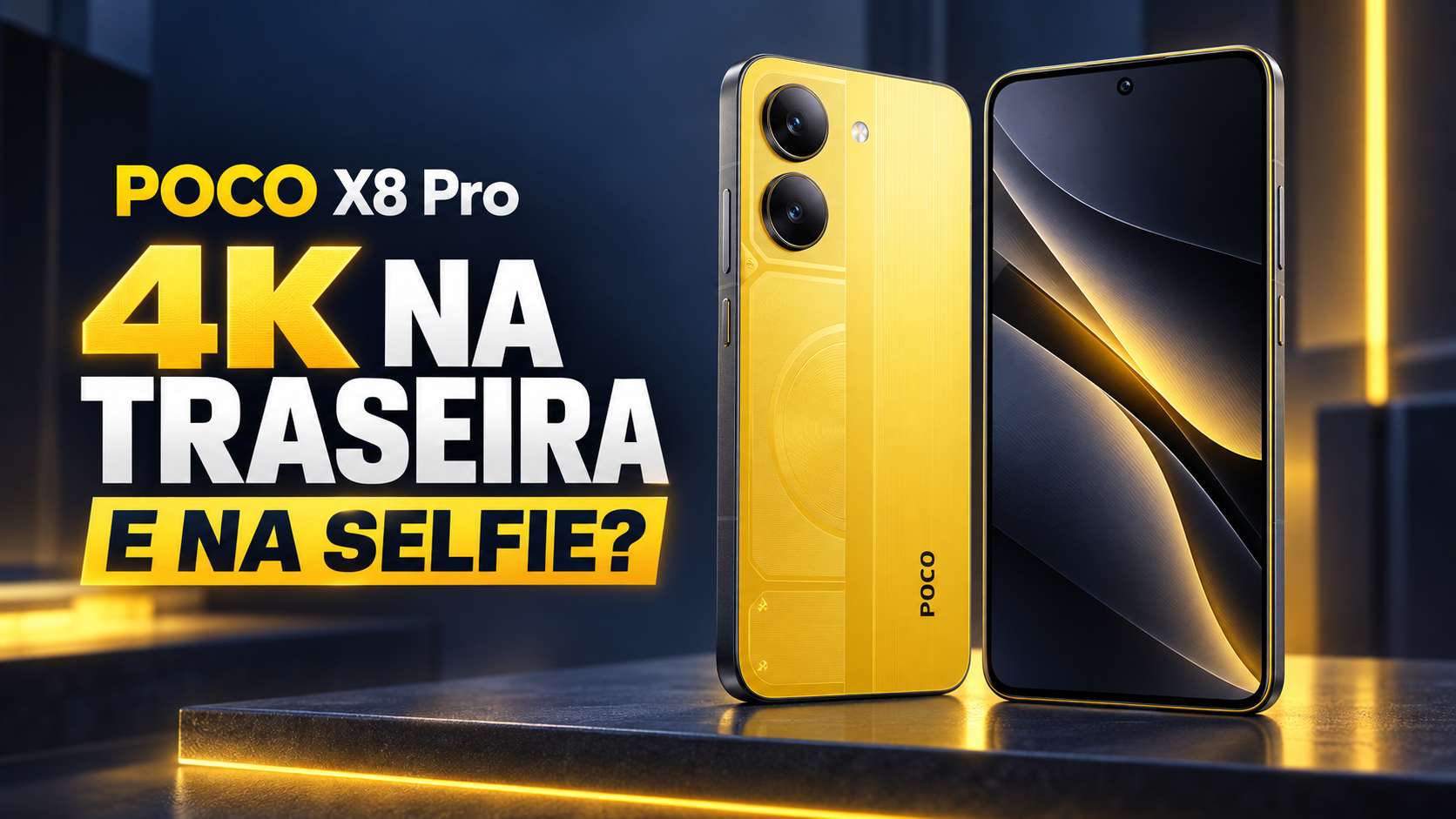 POCO X8 Pro grava em 4K60? Veja o limite da selfie