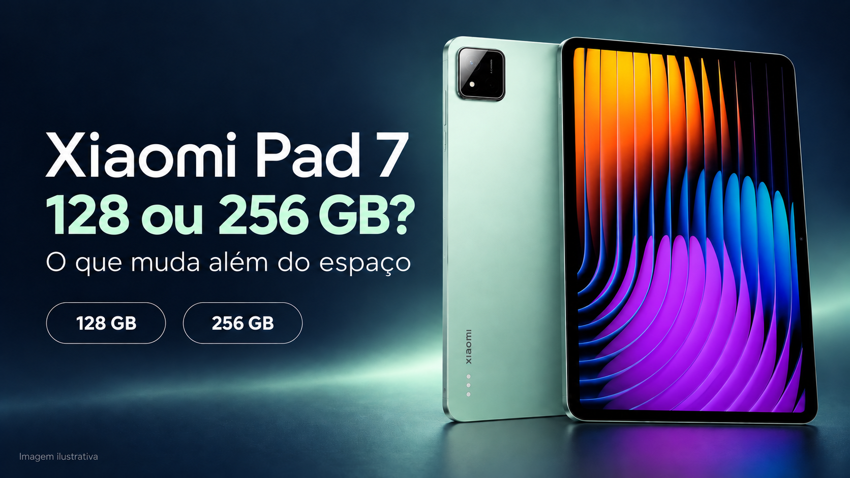 Xiaomi Pad 7 de 128 ou 256 GB: o que muda além do espaço?