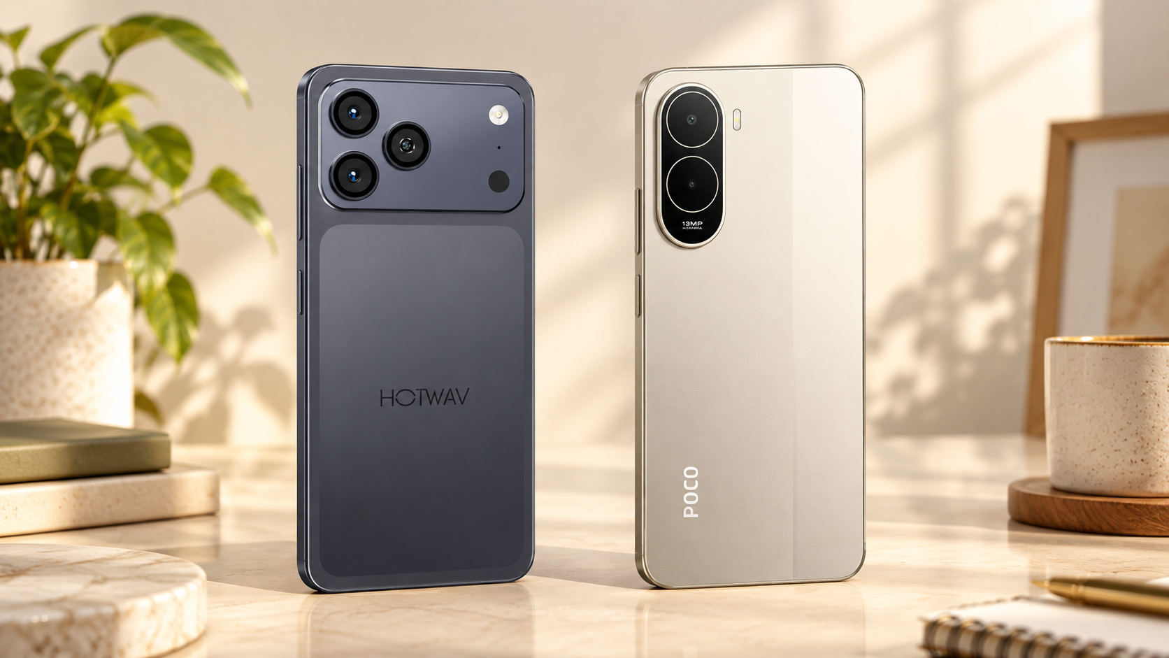 HOTWAV A17 Pro Max ou POCO C81 Pro: qual básico escolher?