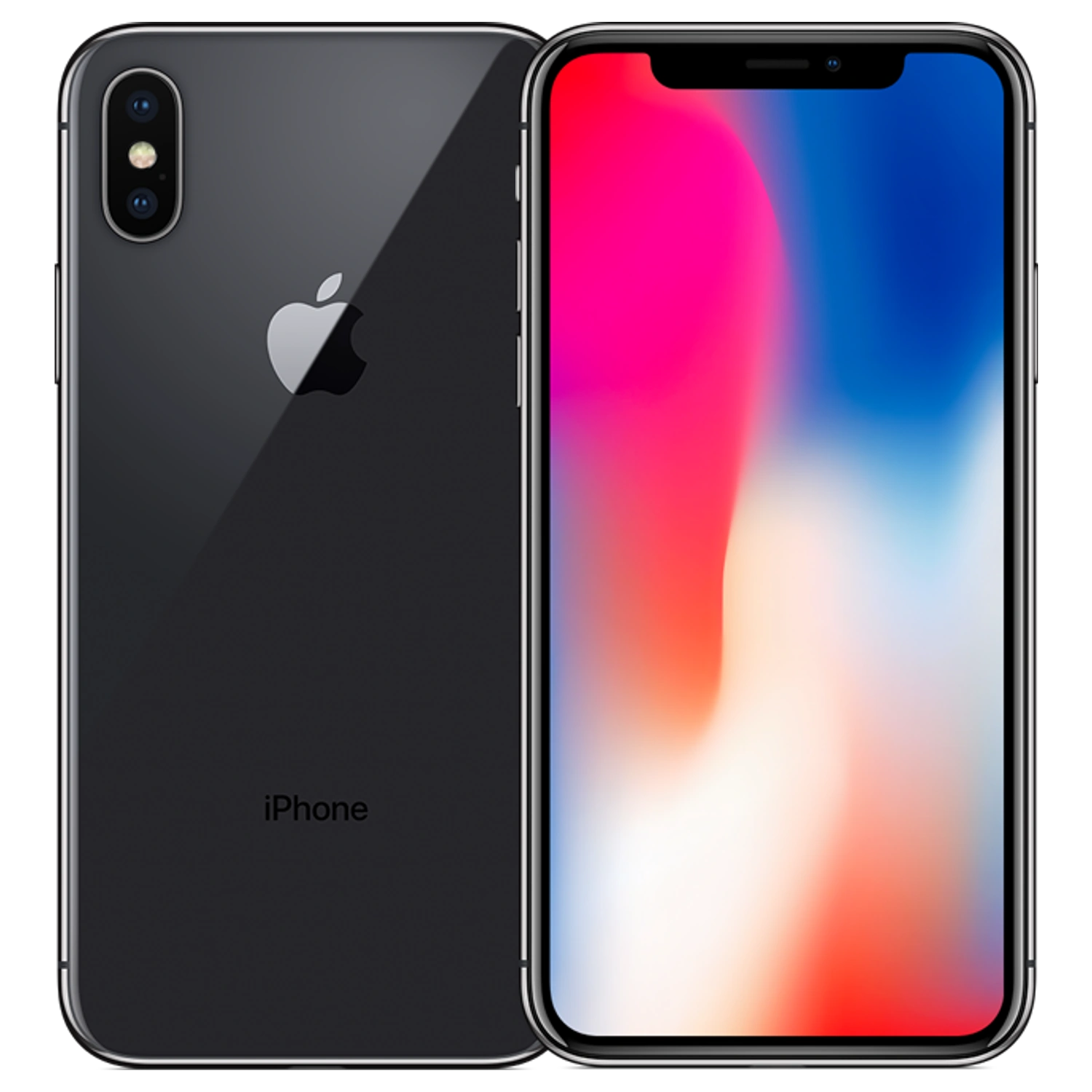 Apple iPhone X: frente e traseira