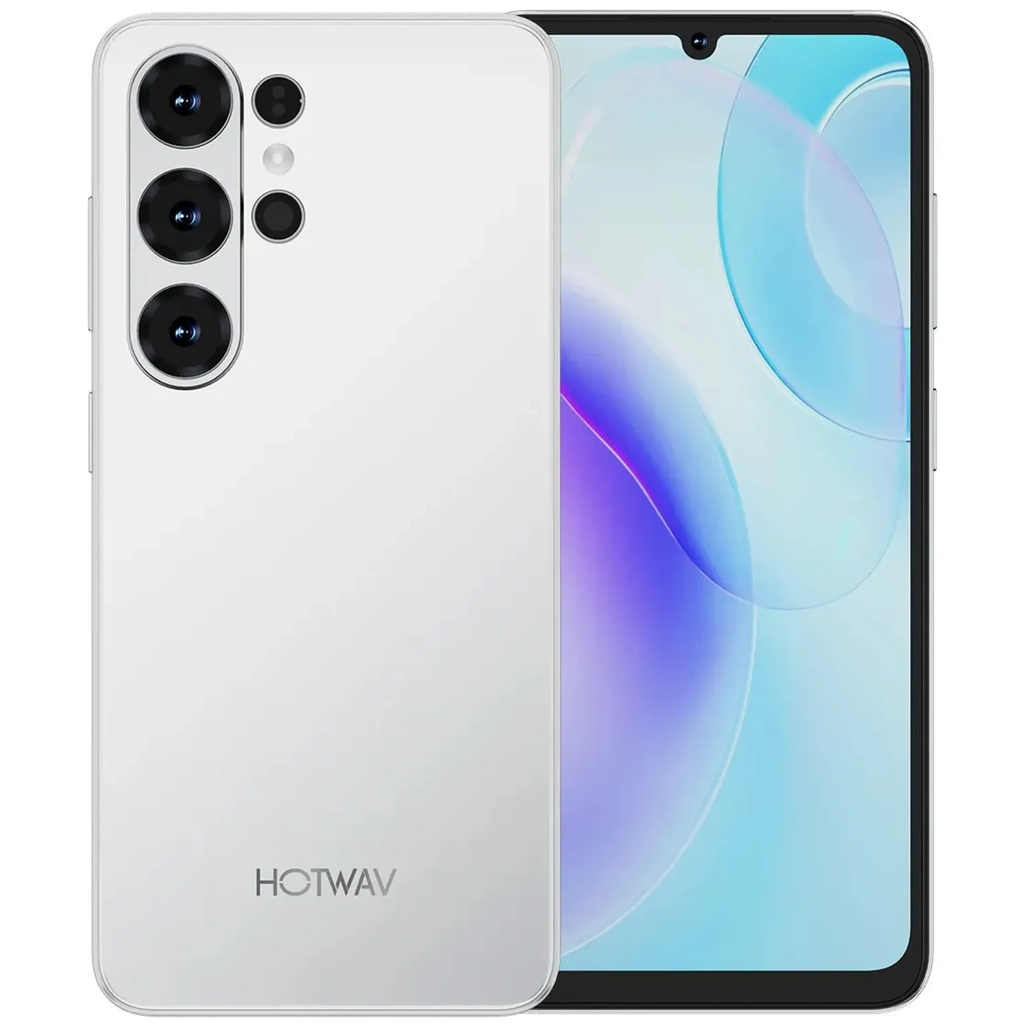 HOTWAV A26 Ultra: frente e traseira