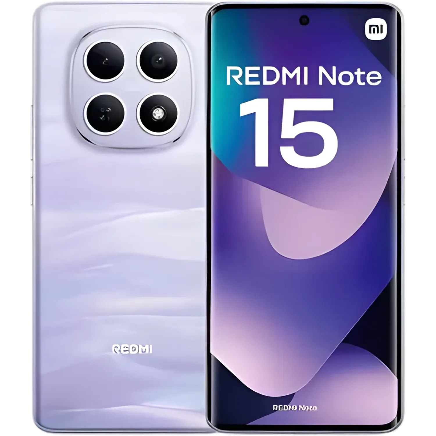Xiaomi Redmi Note 15 5G: frente e traseira