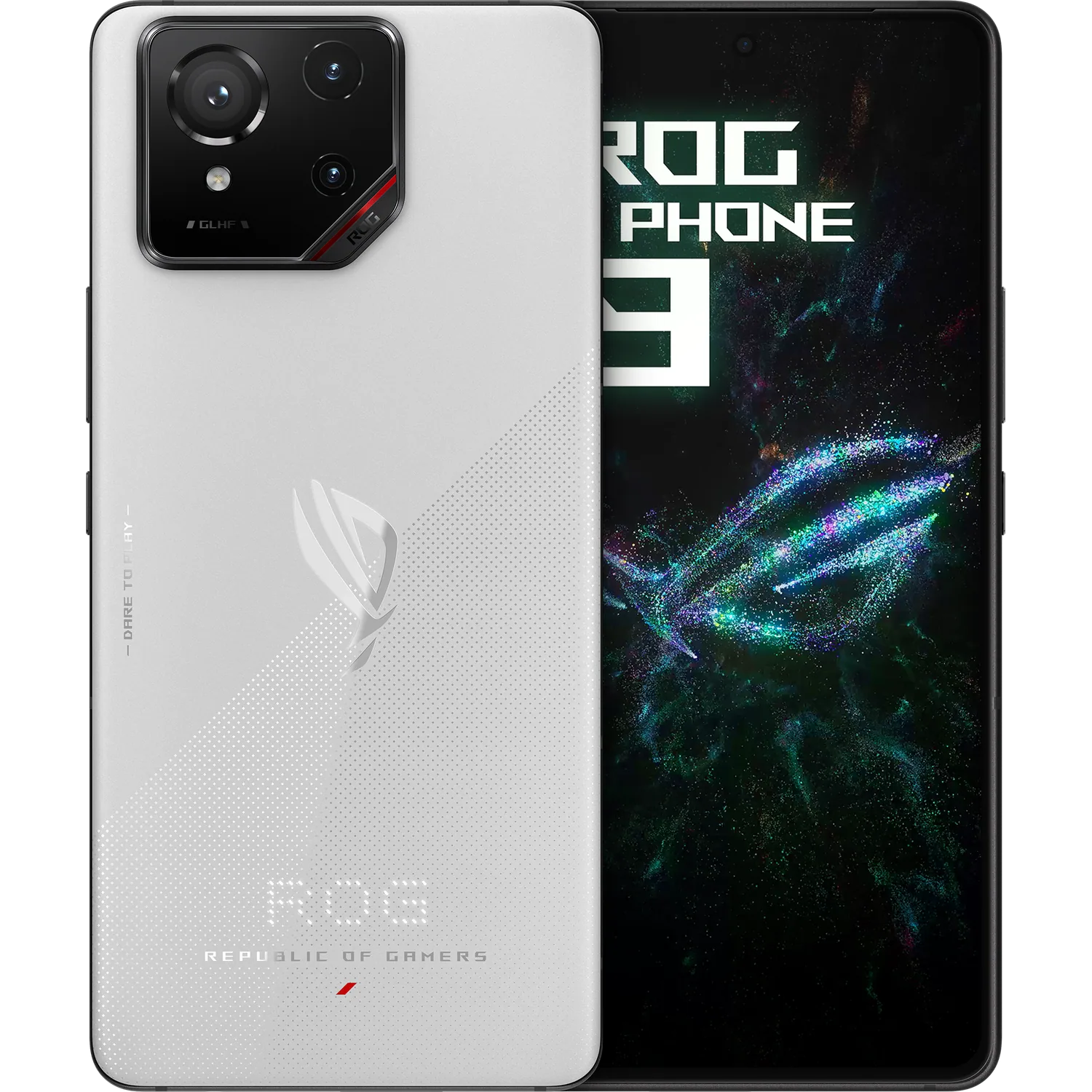 ASUS ROG Phone 9: frente e traseira