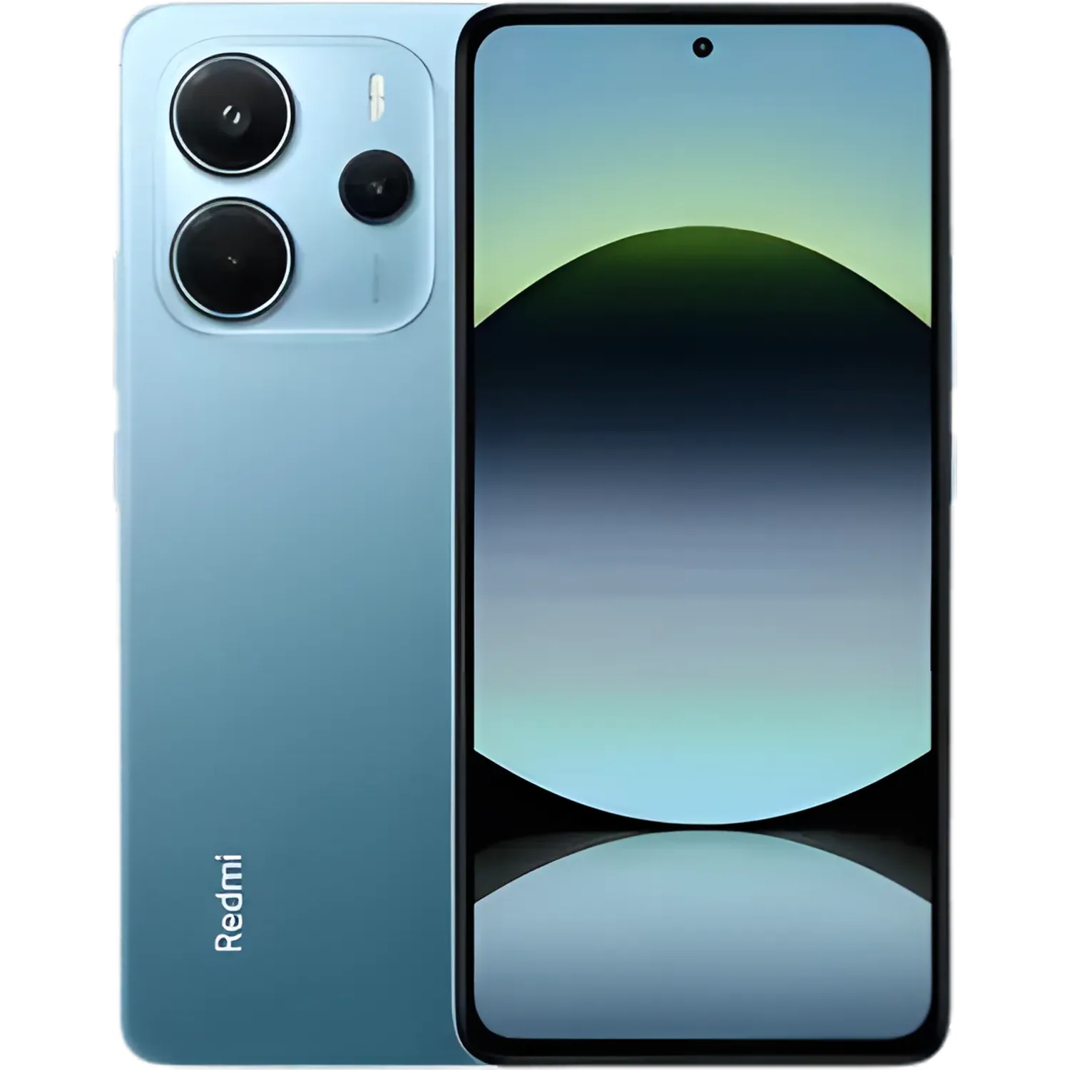 Xiaomi Redmi Note 14: frente e traseira