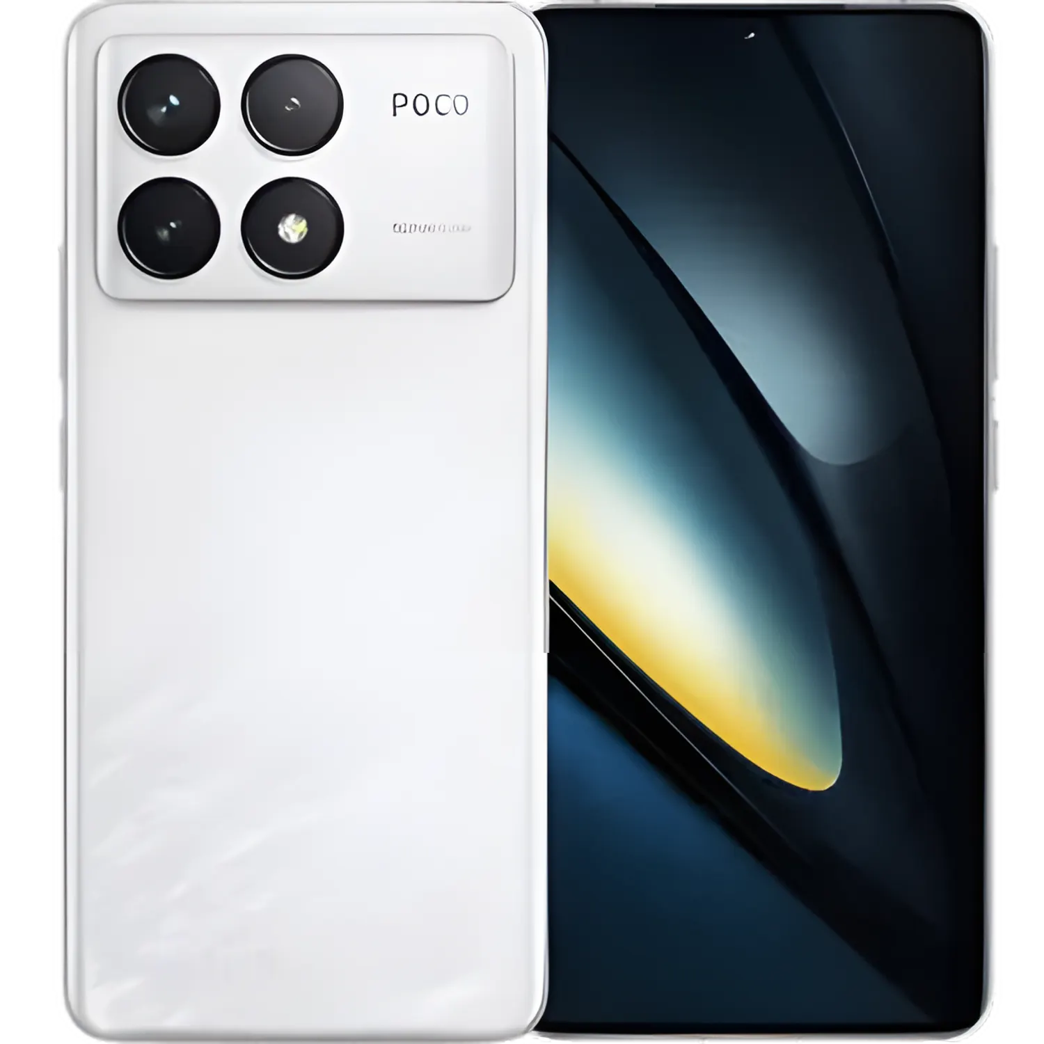 Xiaomi Poco F6 Pro: frente e traseira