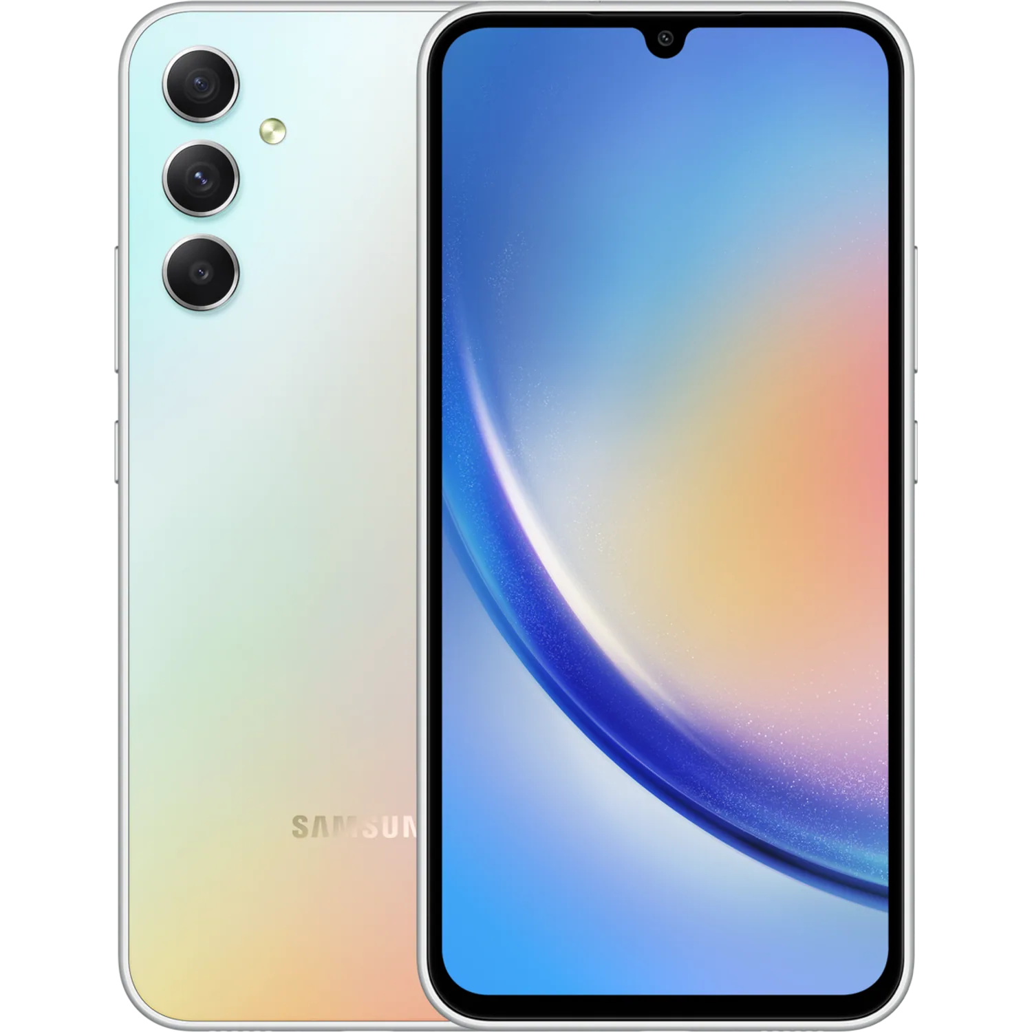Samsung Galaxy A34 5G: frente e traseira