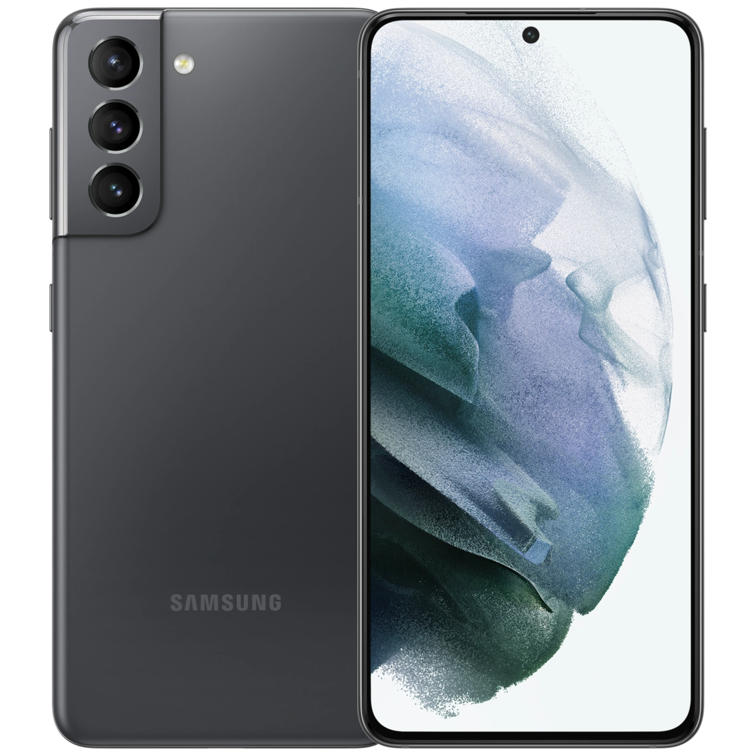 Samsung Galaxy S21 5G: frente e traseira