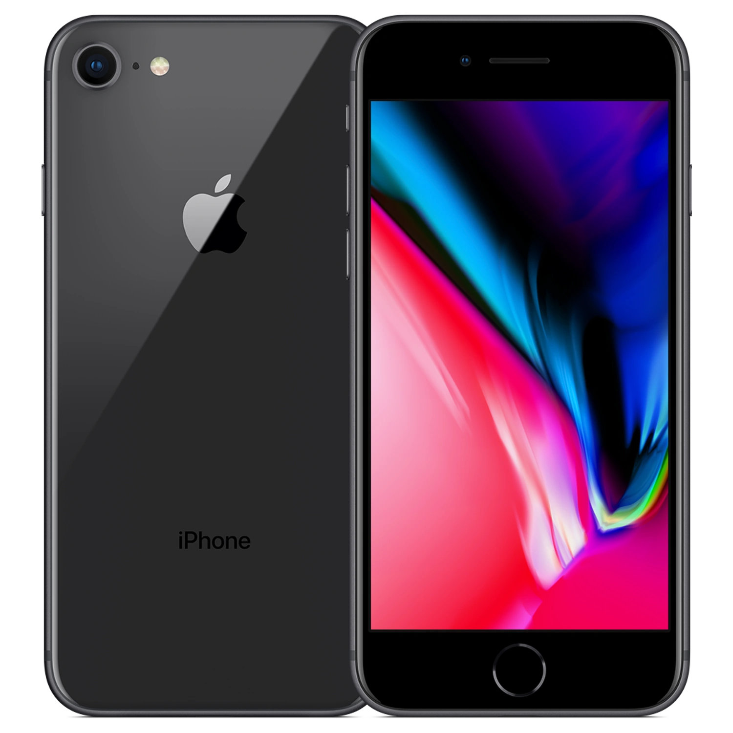 Apple iPhone 8: frente e traseira