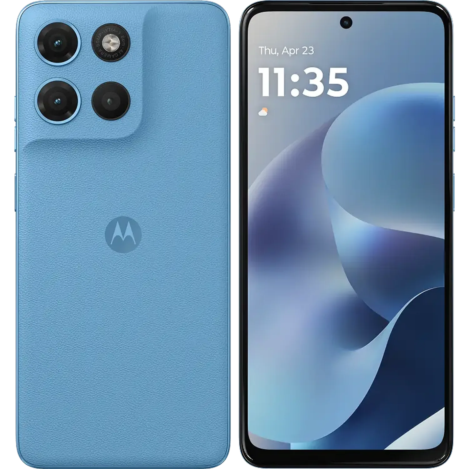 Motorola Moto G17 Power: frente e traseira