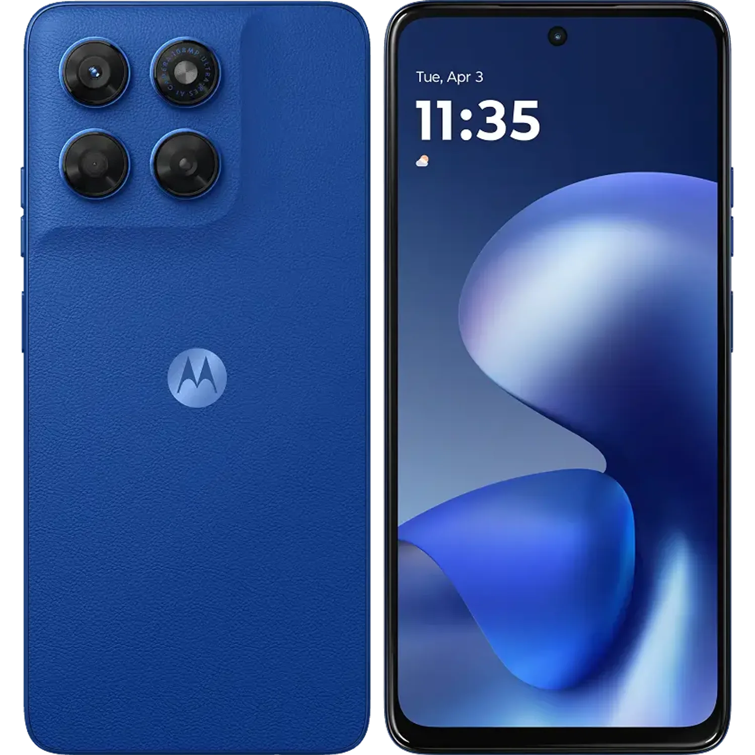 Motorola Moto G47: frente e traseira