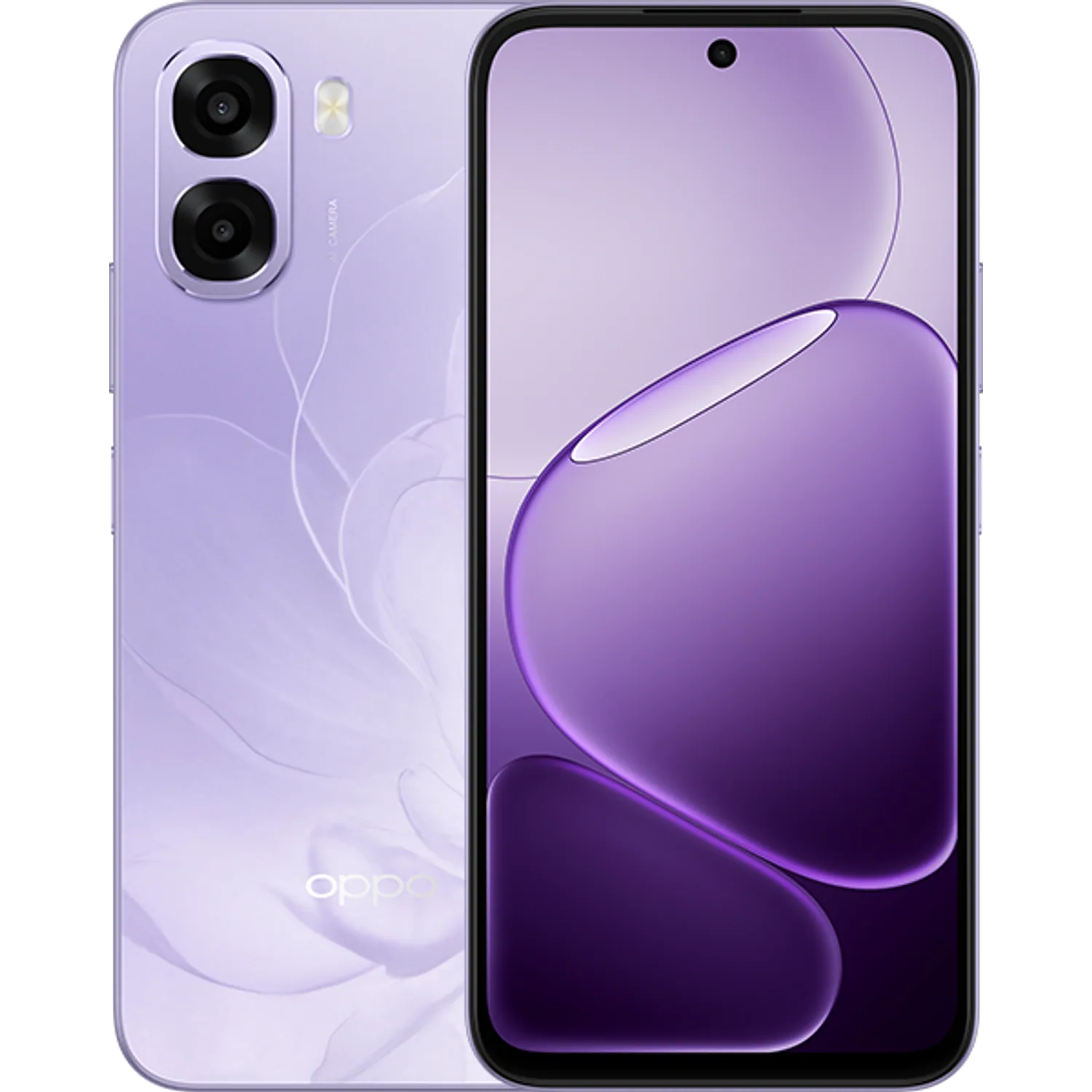 OPPO A6x 5G: frente e traseira