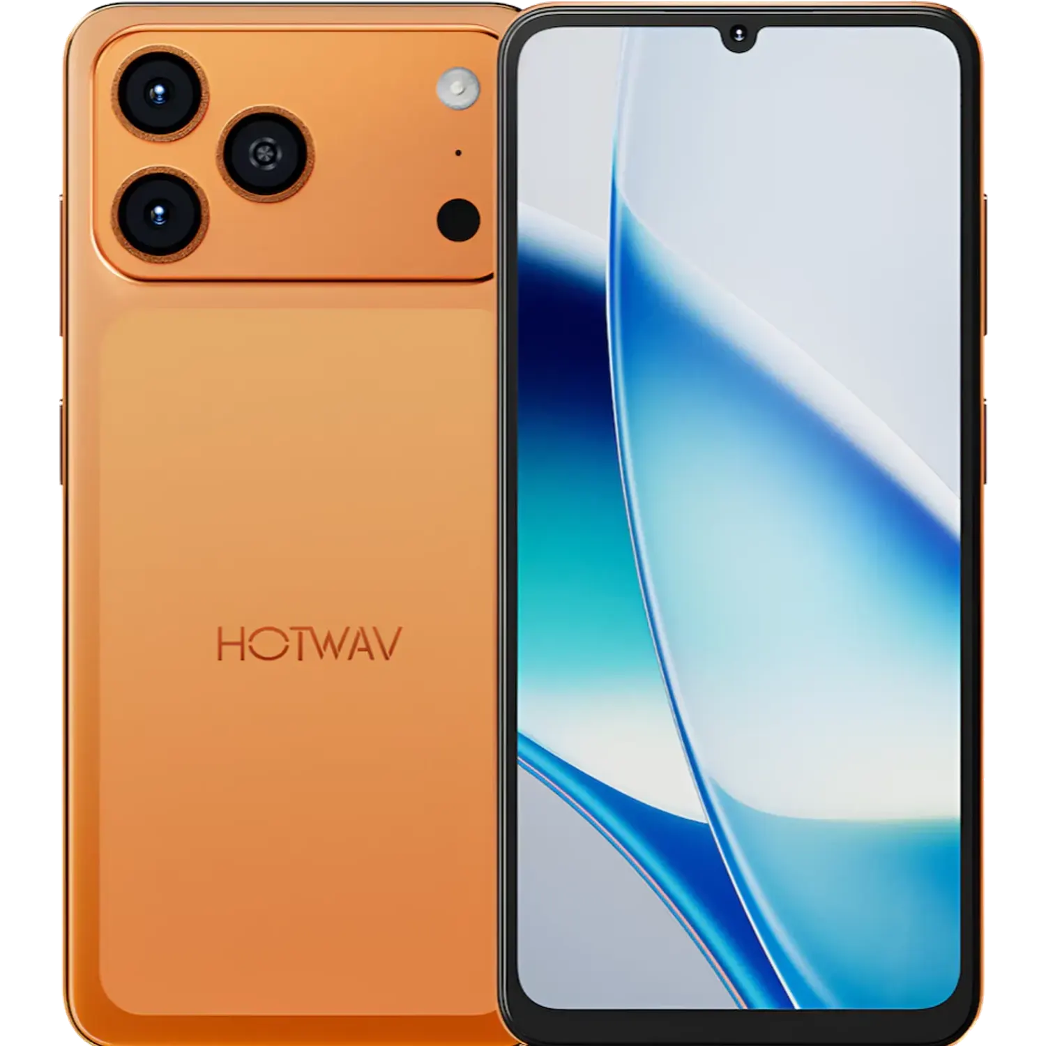 HOTWAV A17 Pro Max: frente e traseira