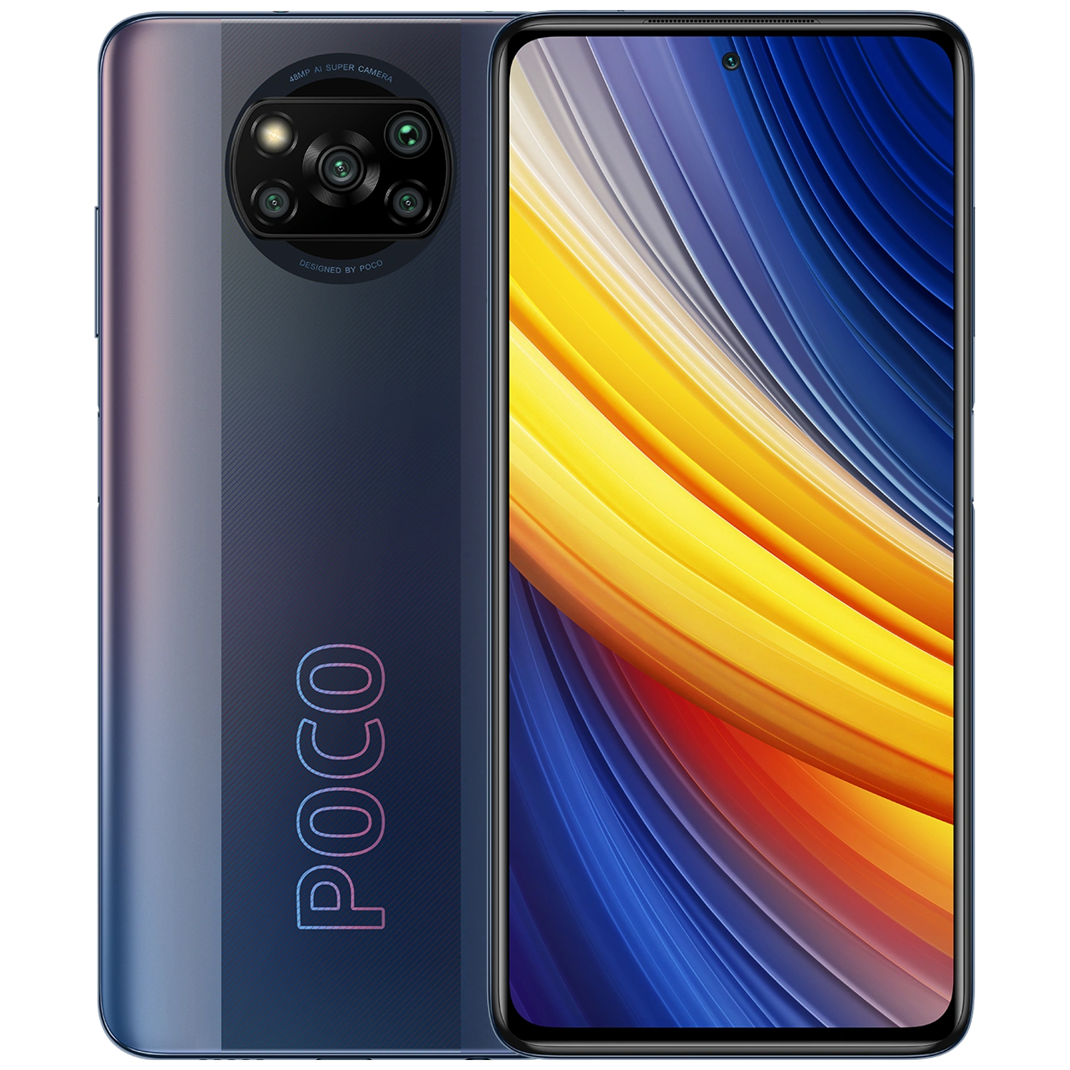 Xiaomi POCO X3 Pro: frente e traseira