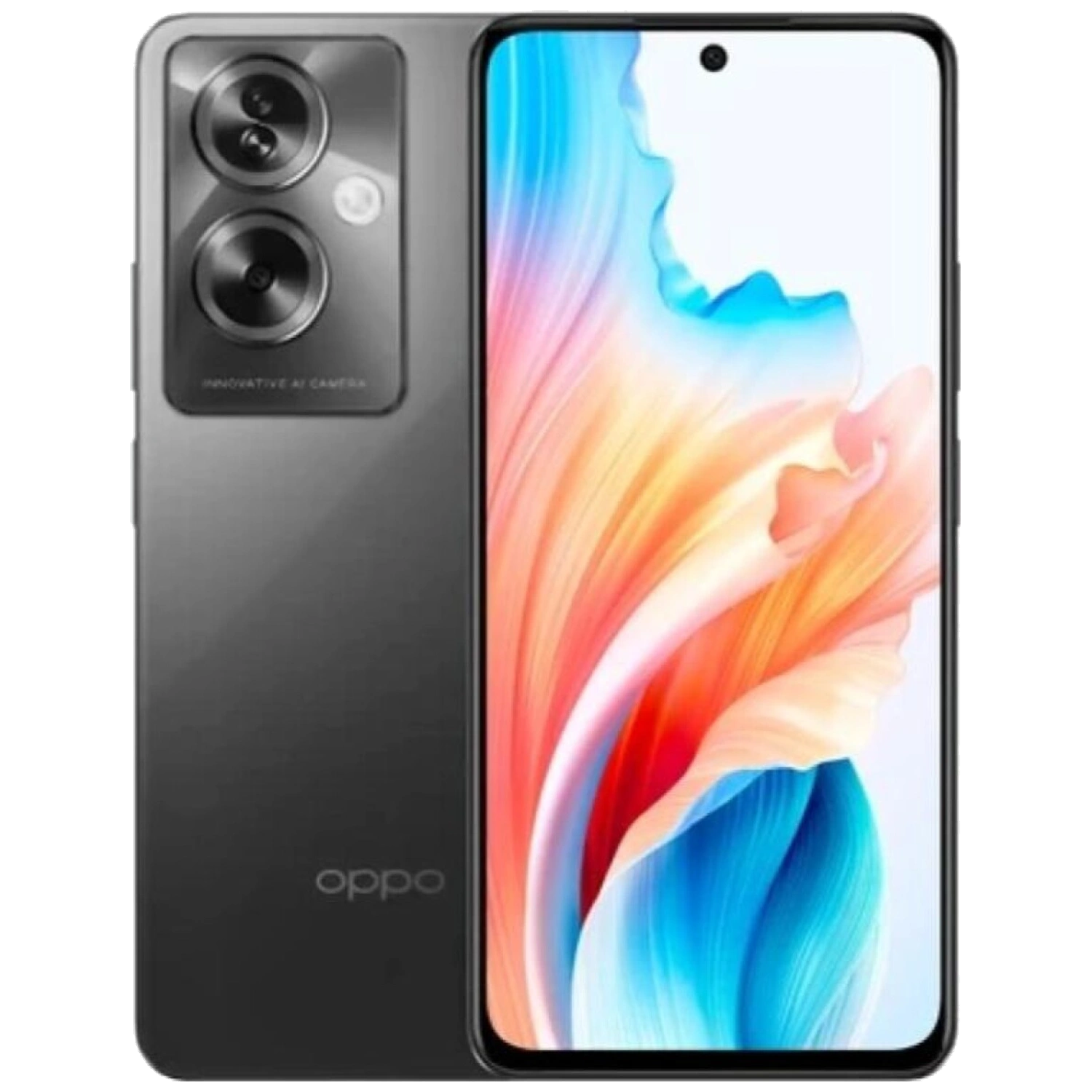 OPPO A79 5G: frente e traseira