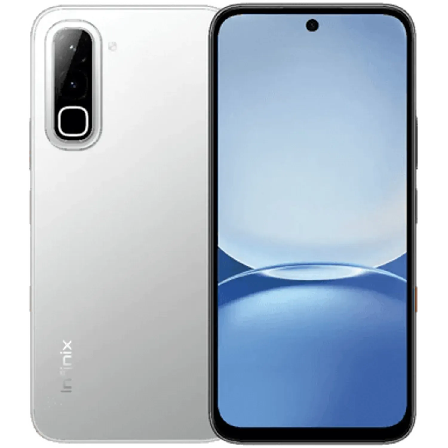 Infinix Hot 70: frente e traseira
