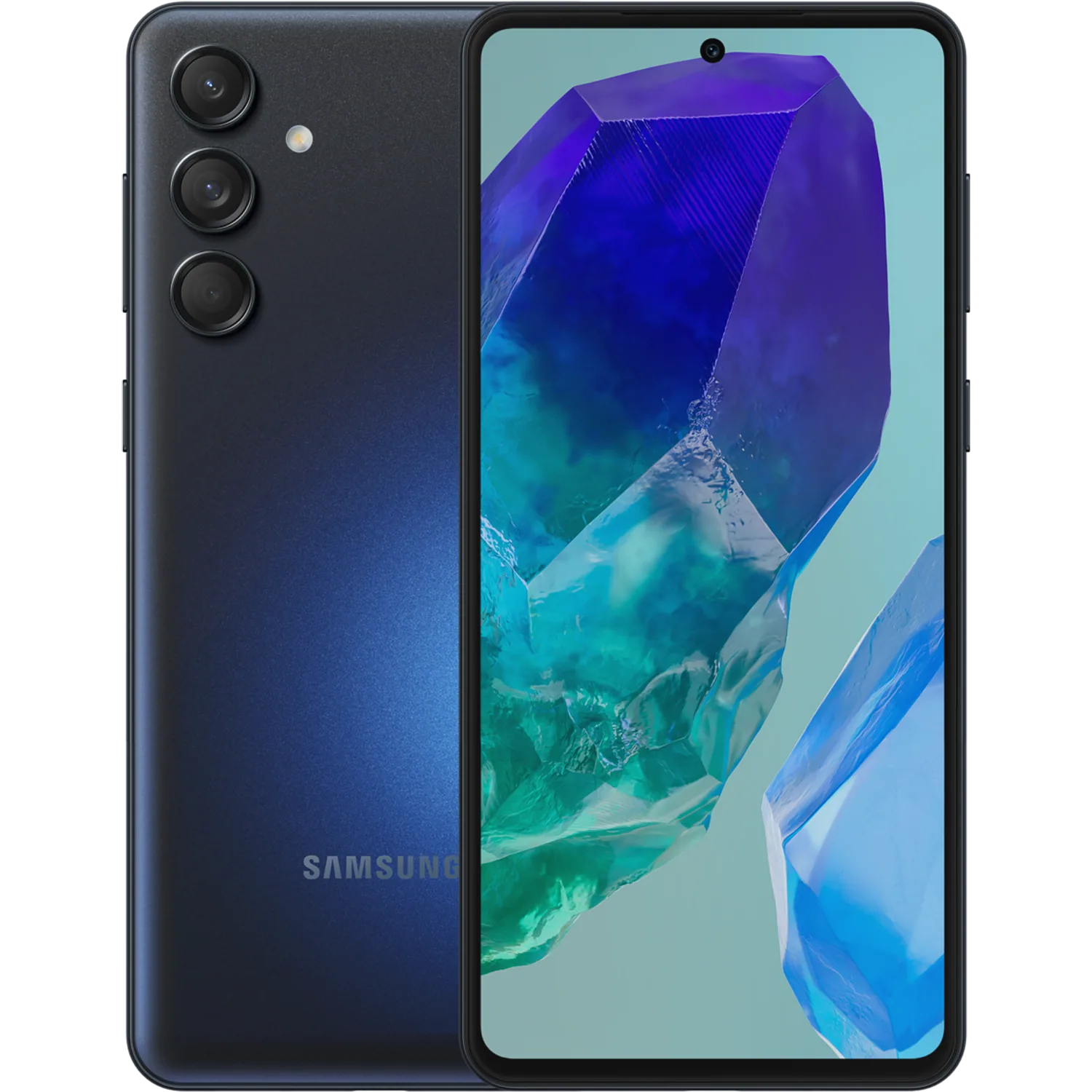 Samsung Galaxy M55: frente e traseira