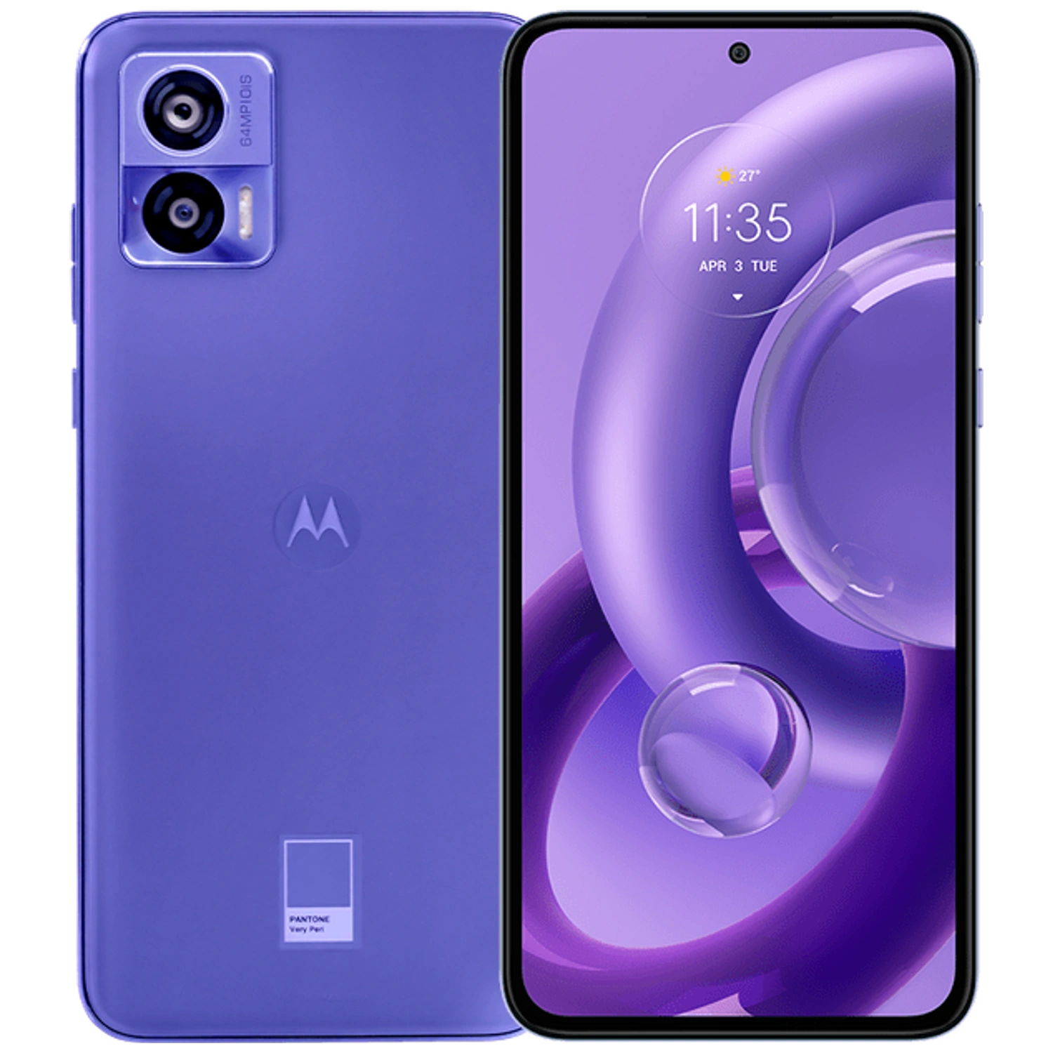 Motorola Edge 30 Neo 5G: frente e traseira