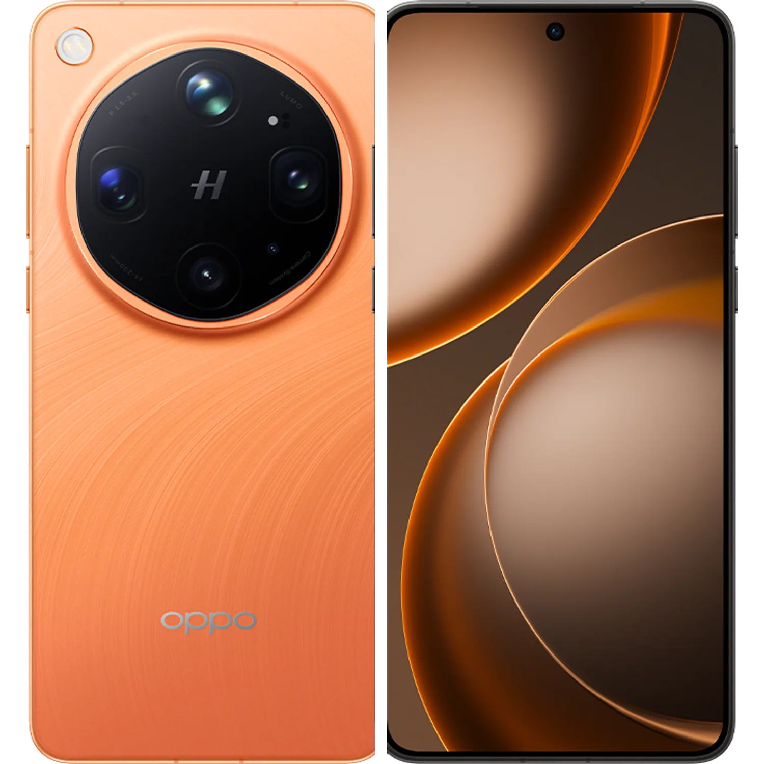 OPPO Find X9 Ultra: frente e traseira