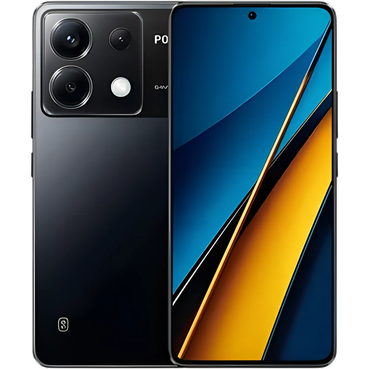 Xiaomi Poco X6: frente e traseira