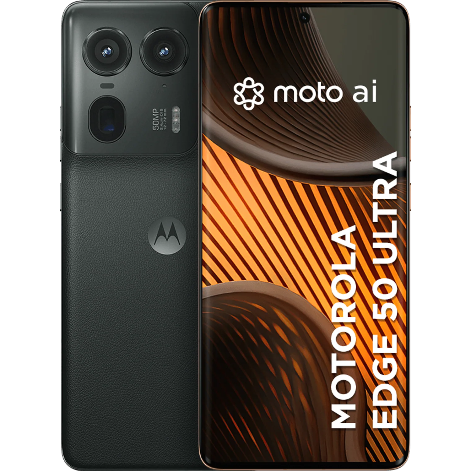 Motorola Edge 50 Ultra: frente e traseira