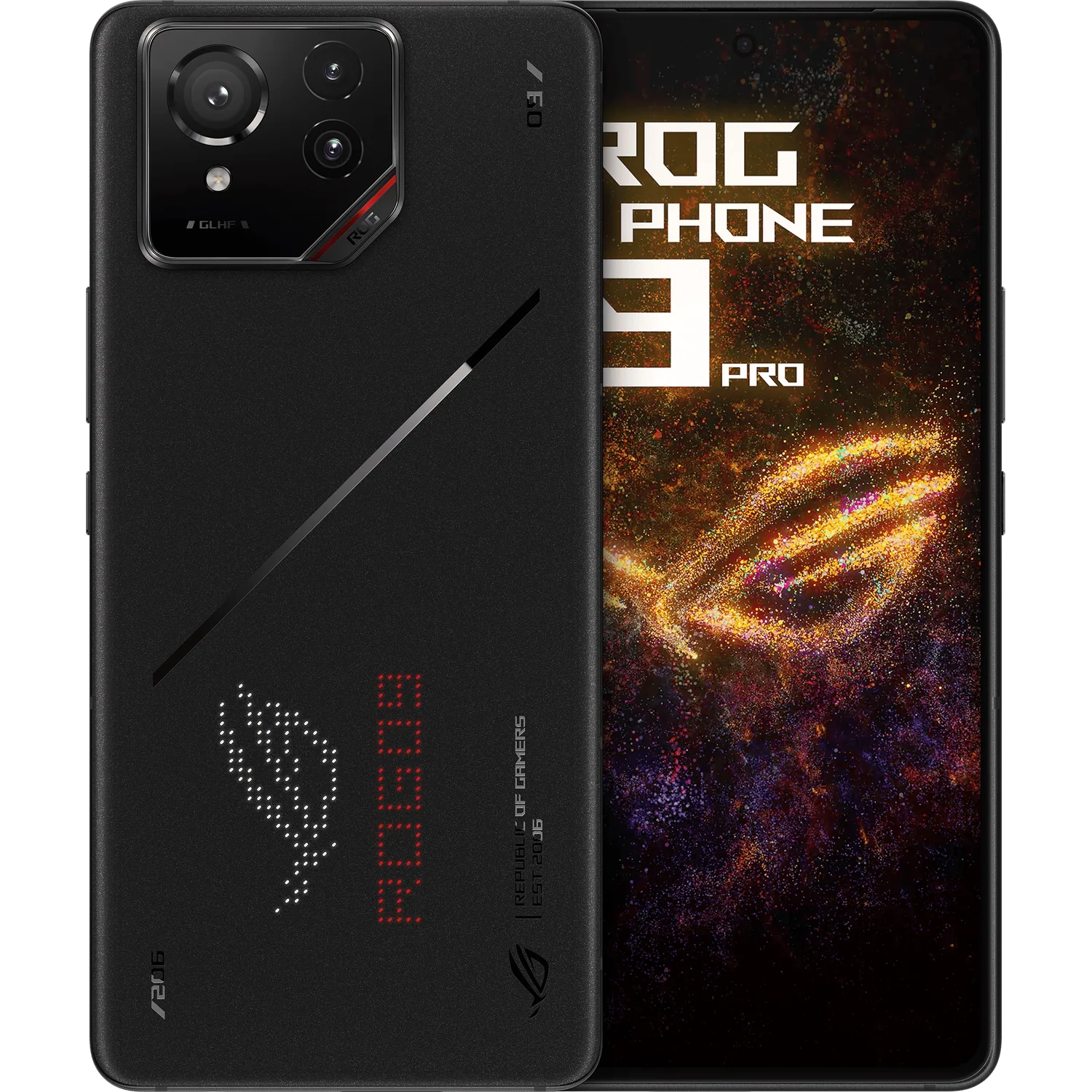 ASUS ROG Phone 9 Pro: frente e traseira