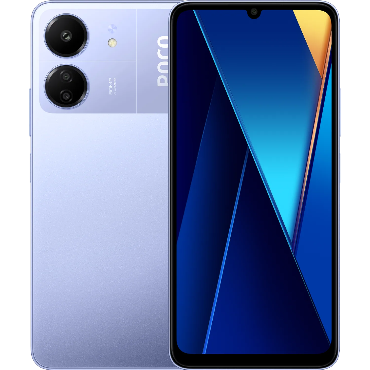 Xiaomi Poco C65: frente e traseira