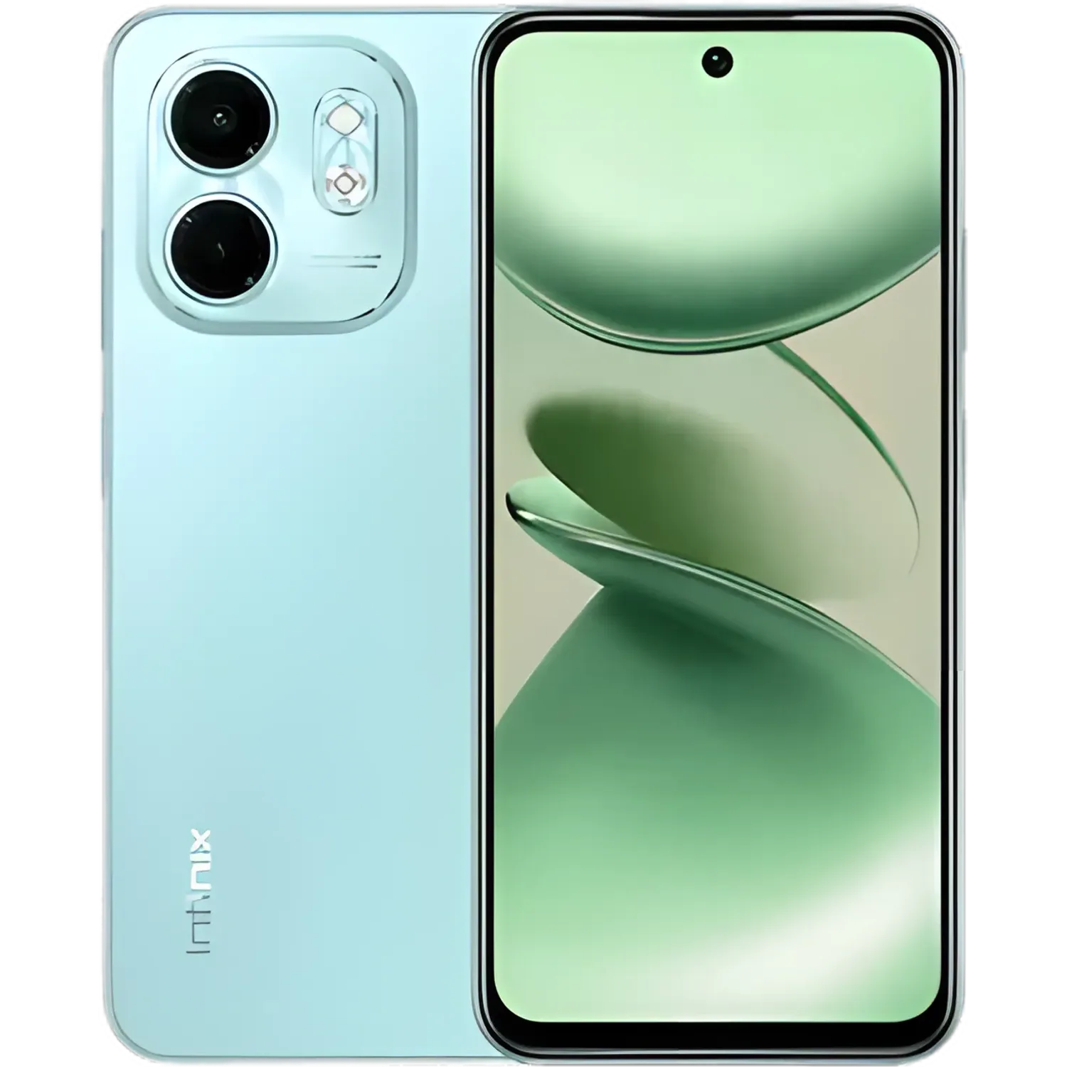 Infinix Smart 9: frente e traseira