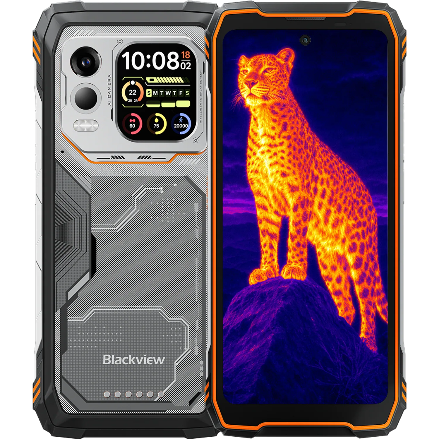 Blackview XPLORE X1 Pro: frente e traseira