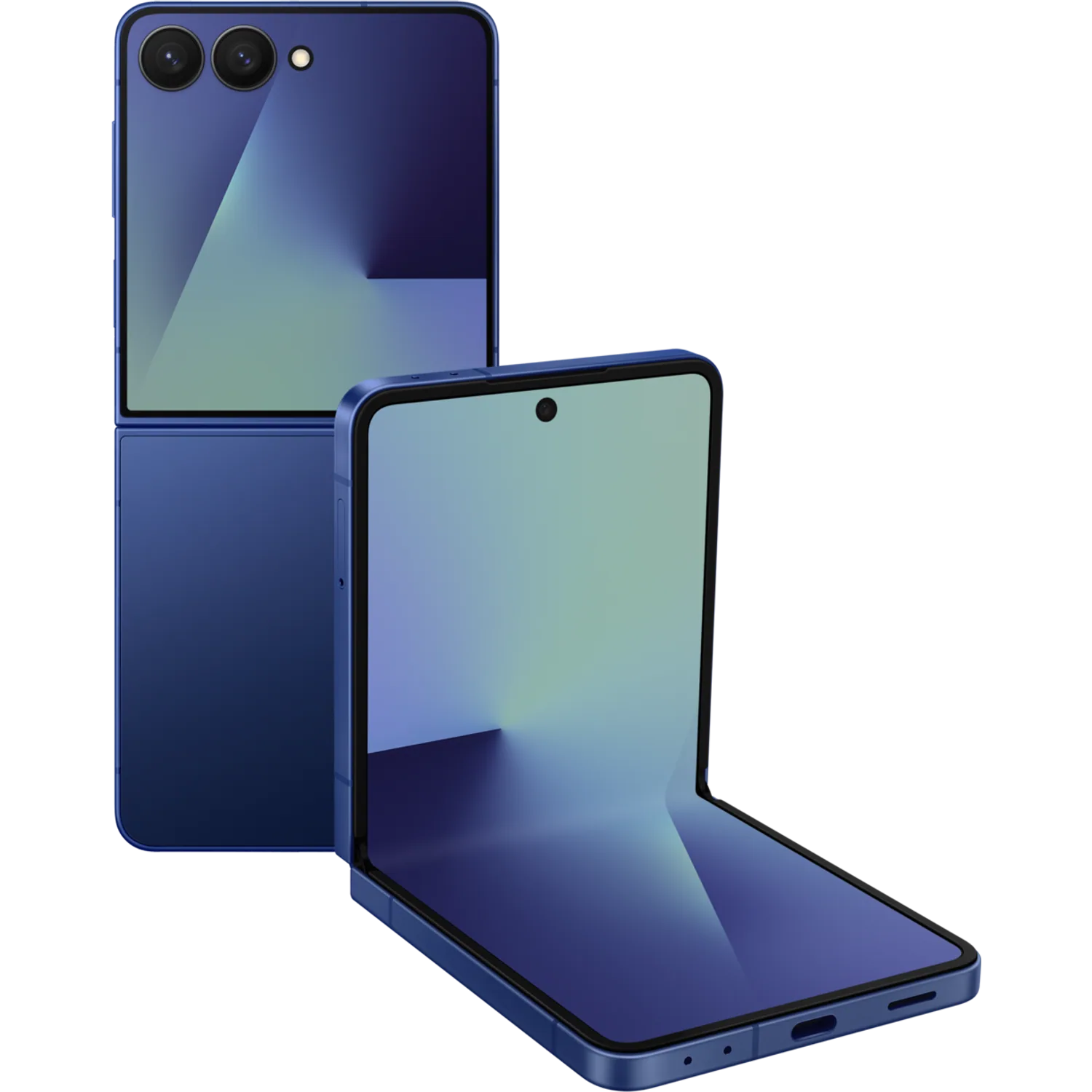 Samsung Galaxy Z Flip7: frente e traseira