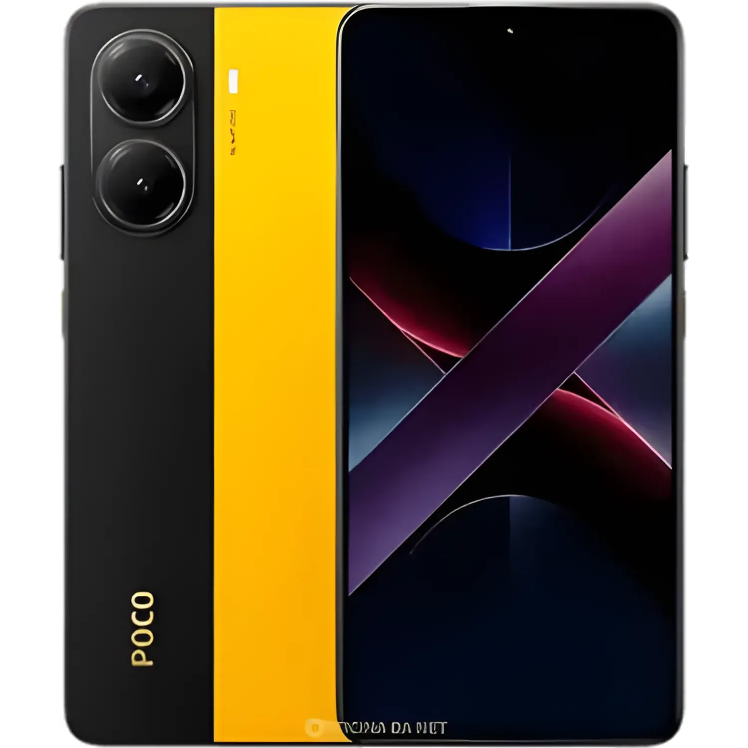 Xiaomi Poco X7 Pro: frente e traseira
