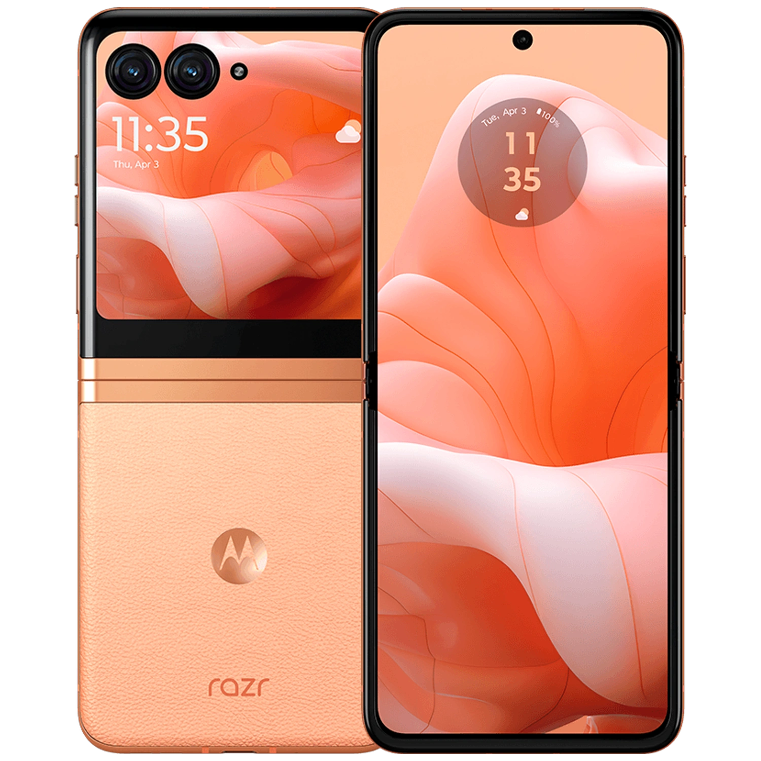 Motorola Razr 40 Ultra 5G: frente e traseira