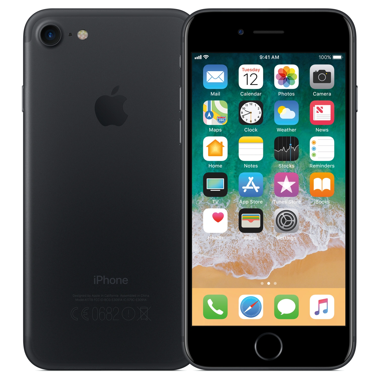 Apple iPhone 7: frente e traseira