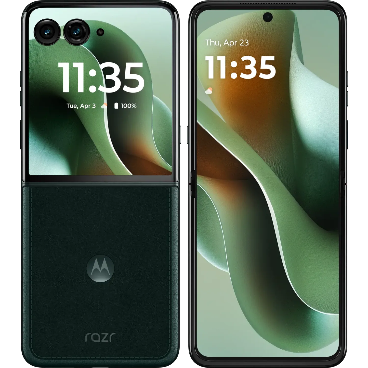 Motorola Razr 60 Ultra: frente e traseira