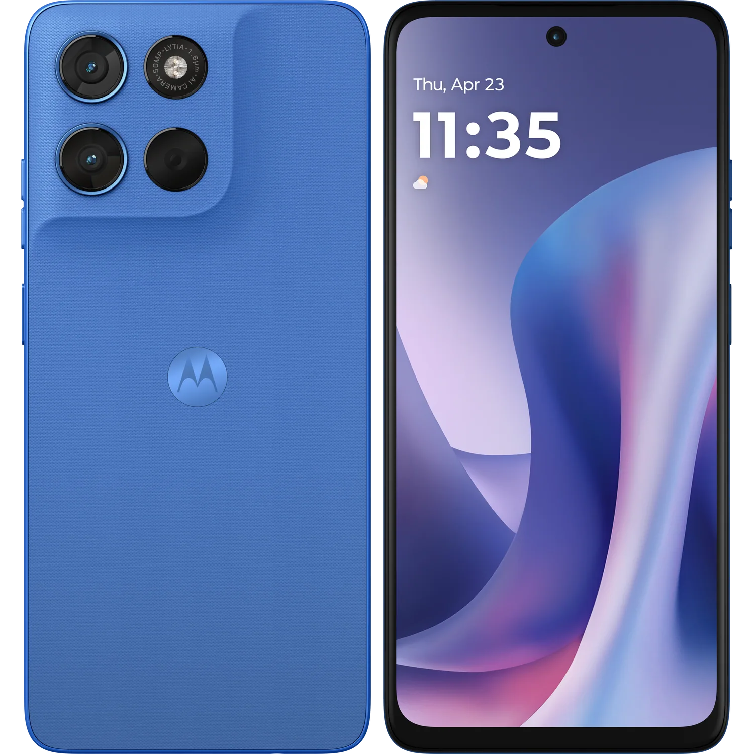 Motorola Moto G57: frente e traseira