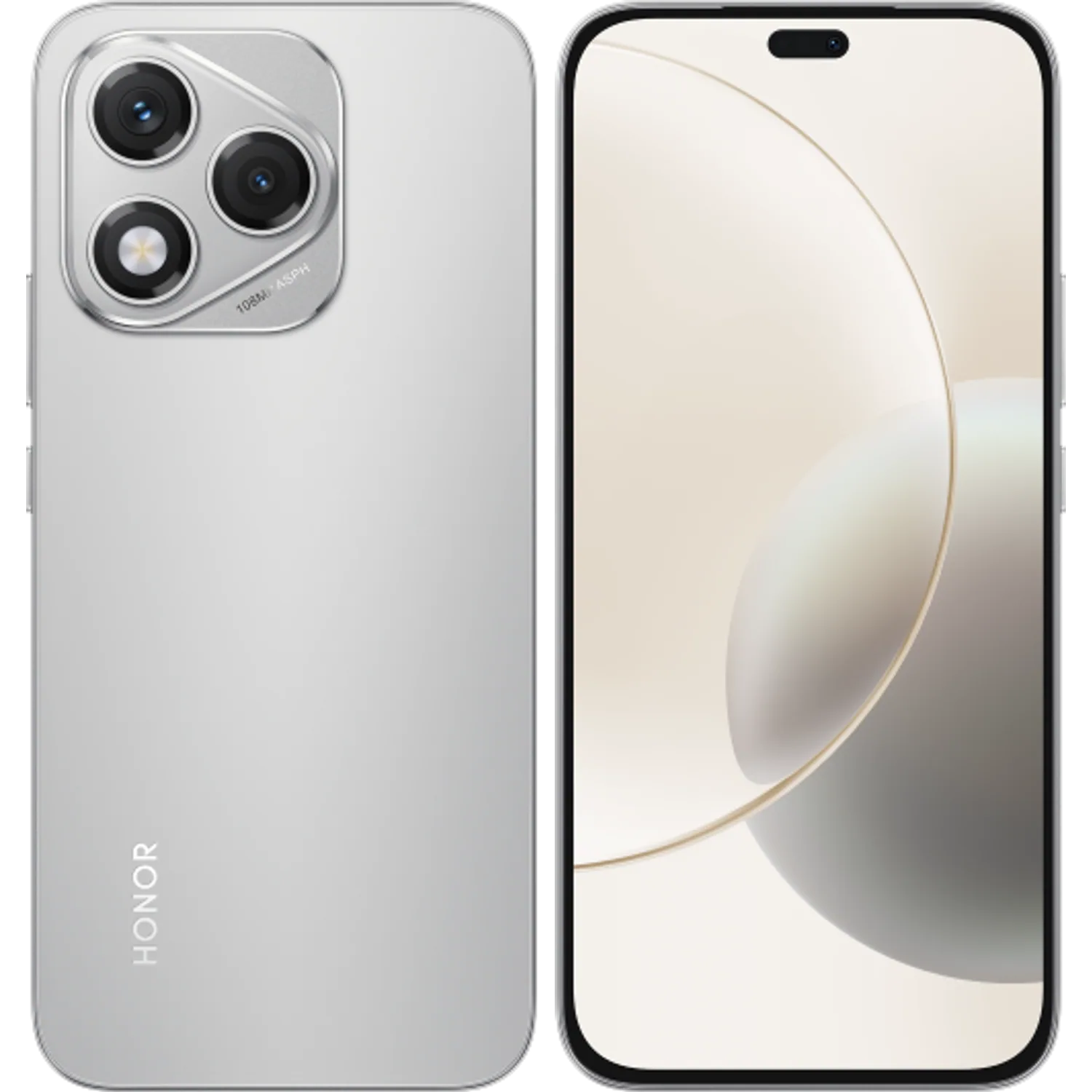 Honor 400 Lite: frente e traseira