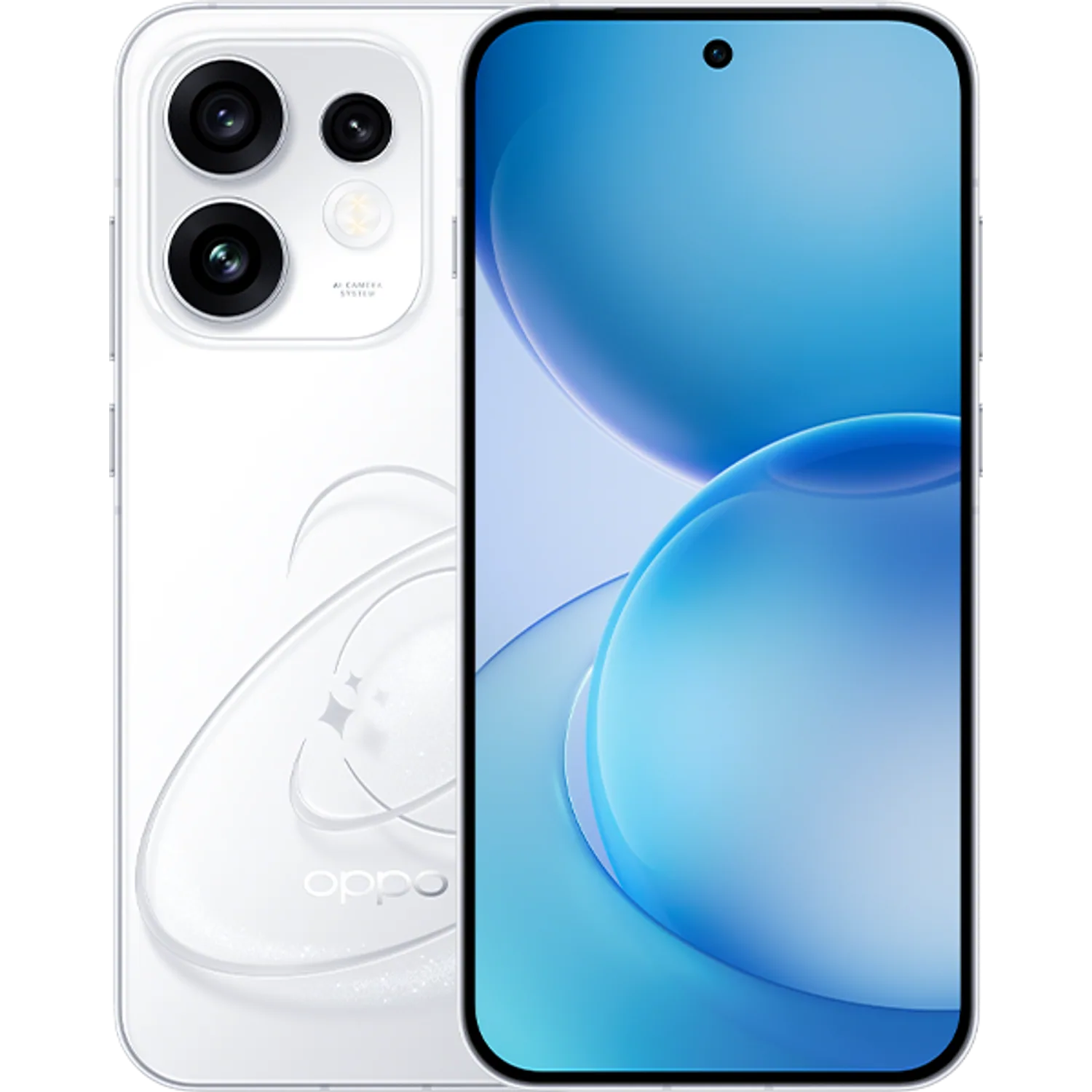 OPPO Reno16 5G: frente e traseira