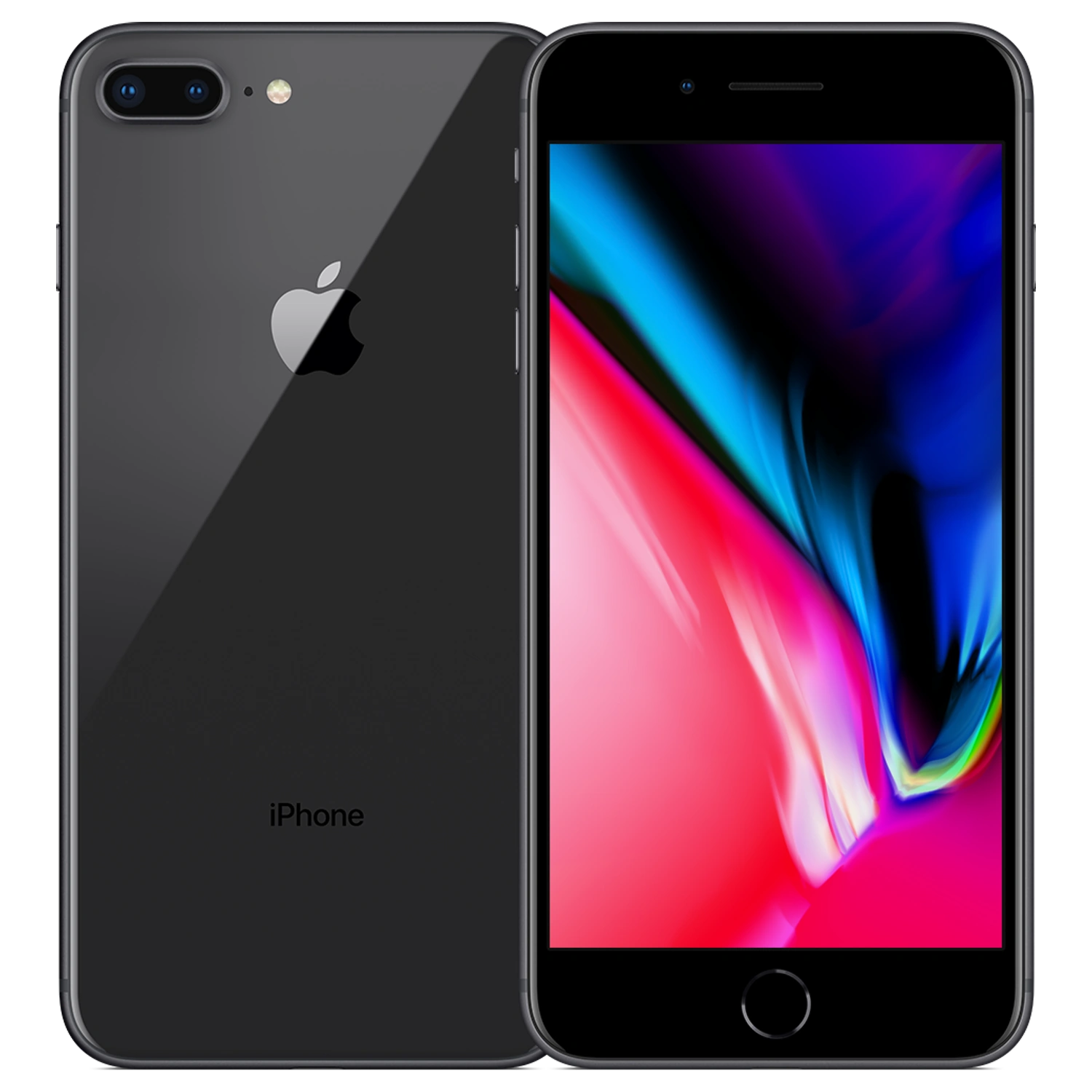 Apple iPhone 8 Plus: frente e traseira