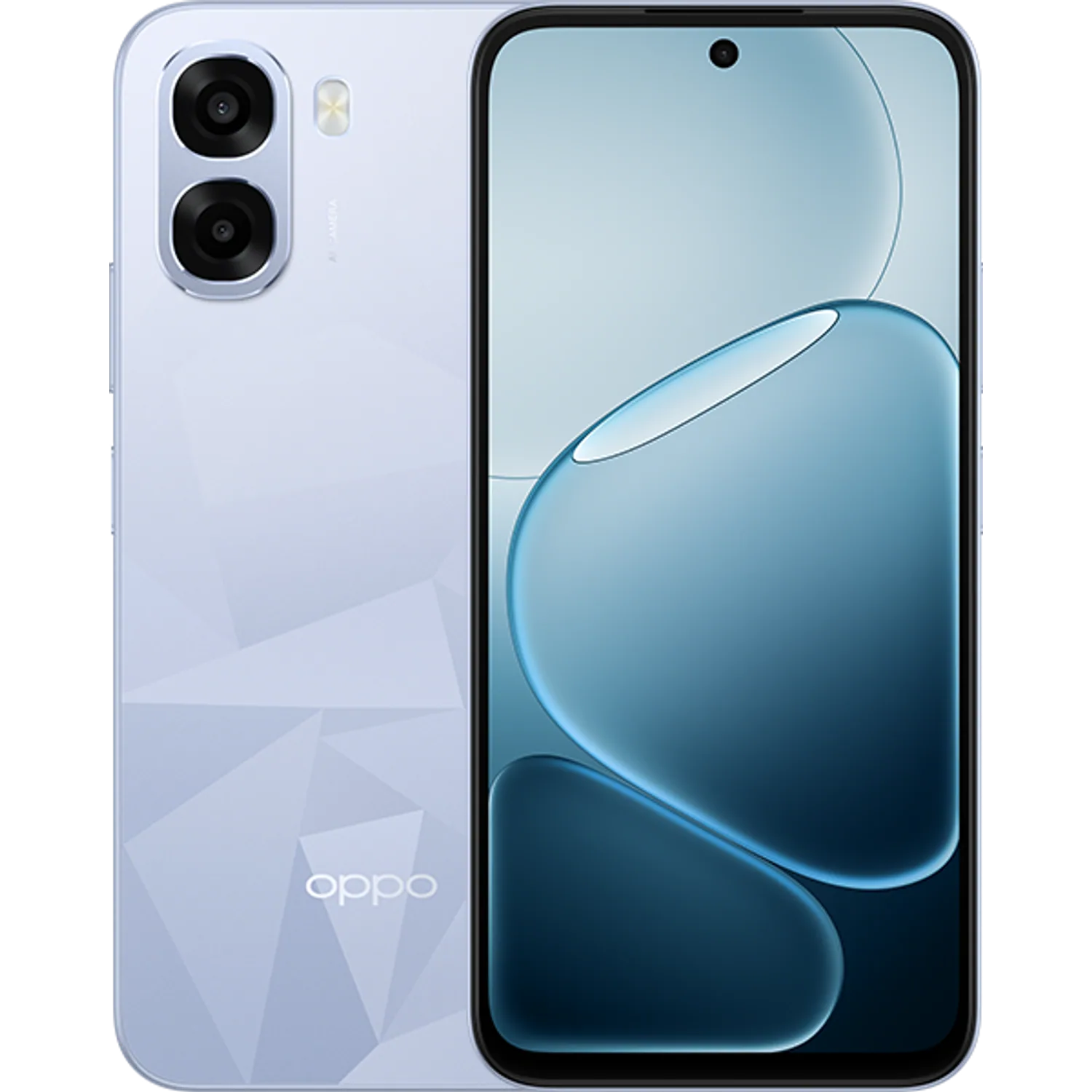 OPPO A6k: frente e traseira