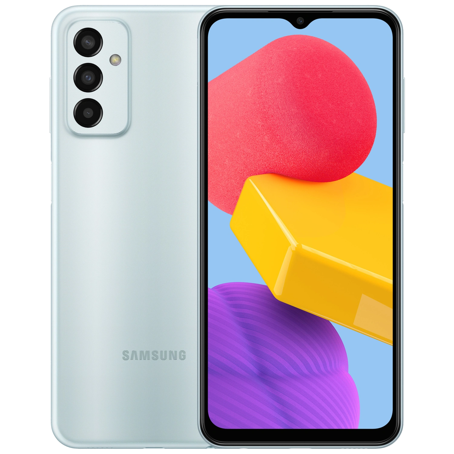 Samsung Galaxy M13 4G: frente e traseira