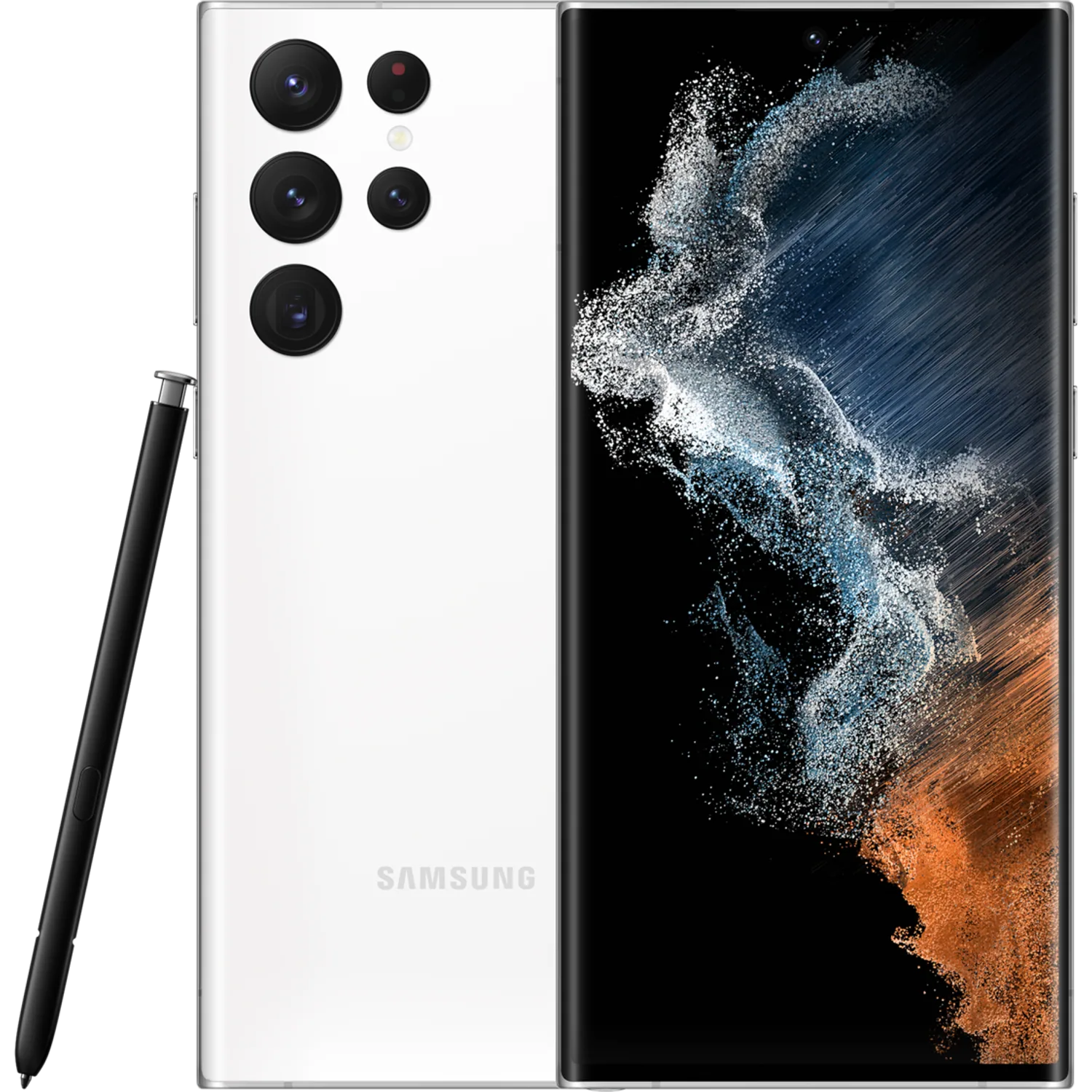 Samsung Galaxy S22 Ultra: frente e traseira