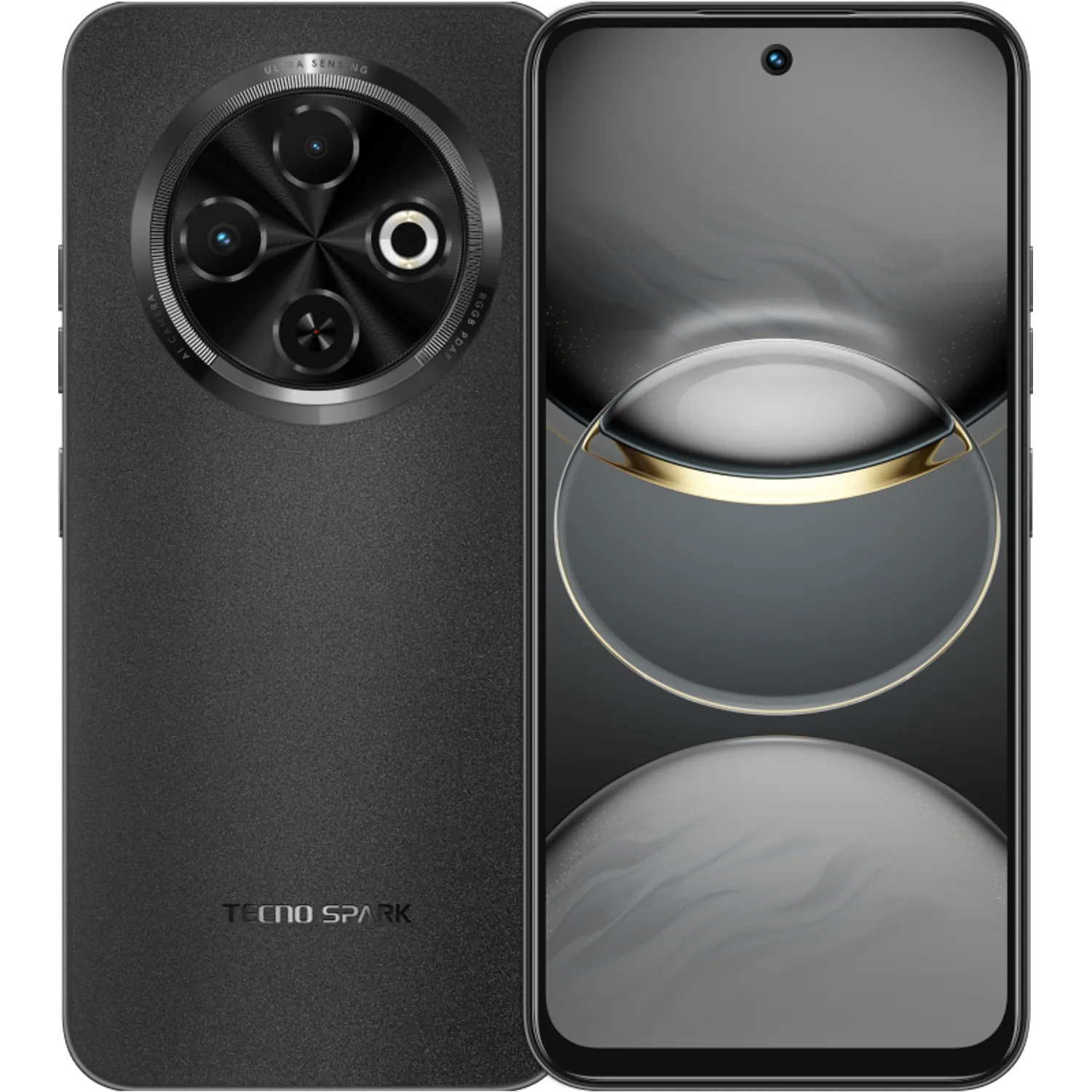 Tecno Spark 30C: frente e traseira