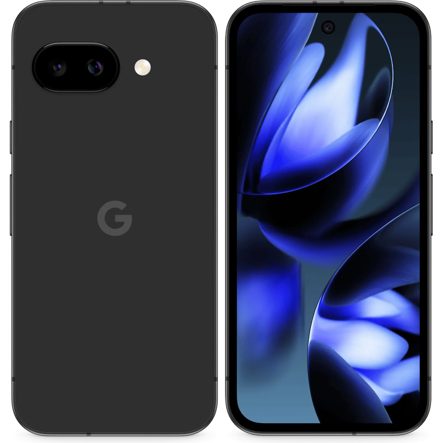Google Pixel 9a: frente e traseira