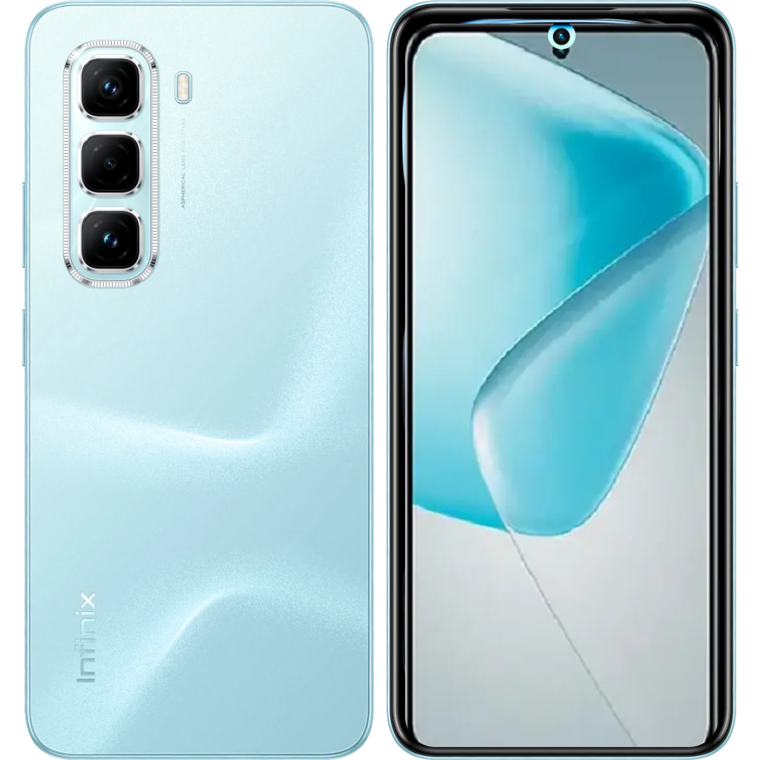 Infinix Hot 50 Pro: frente e traseira
