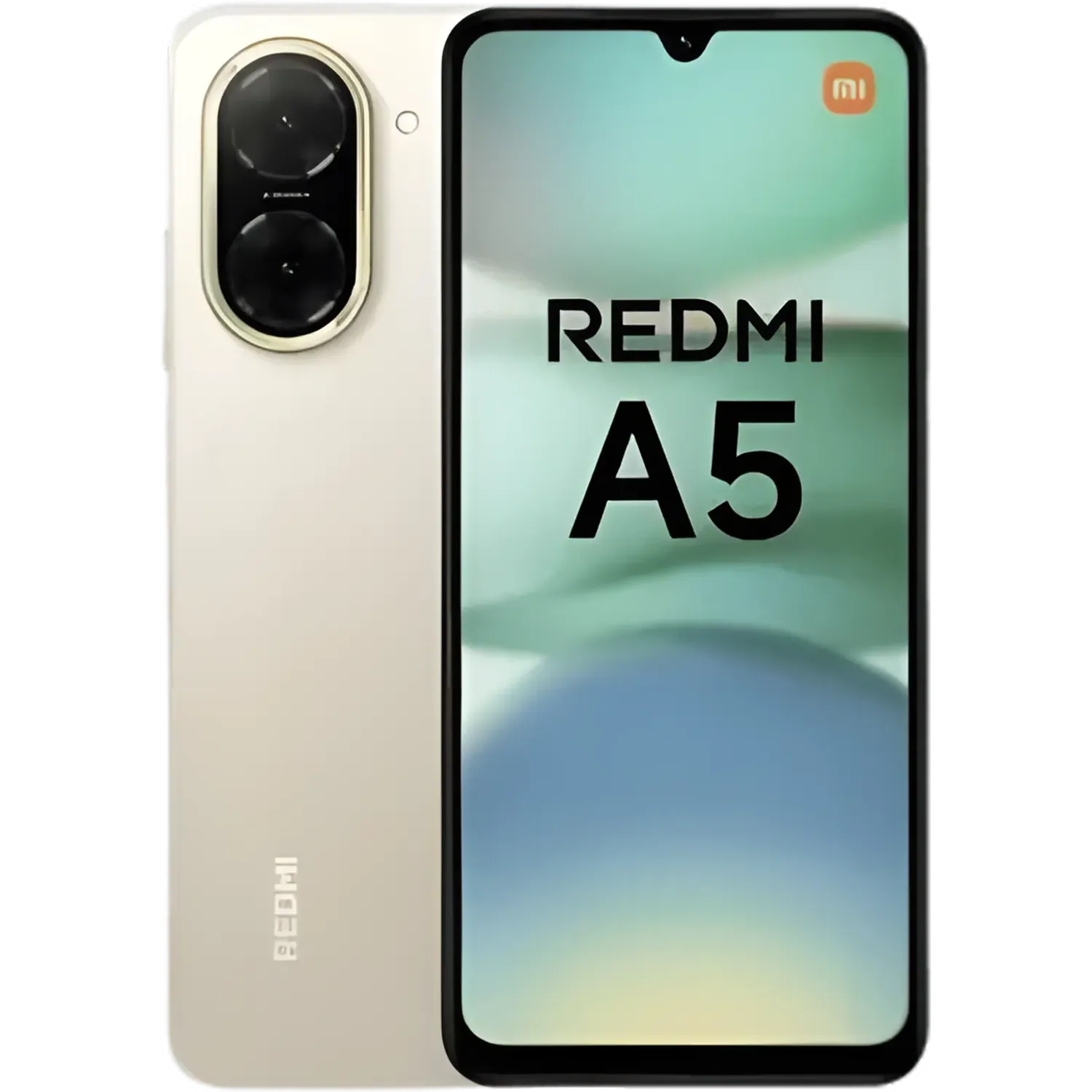 Xiaomi Redmi A5: frente e traseira