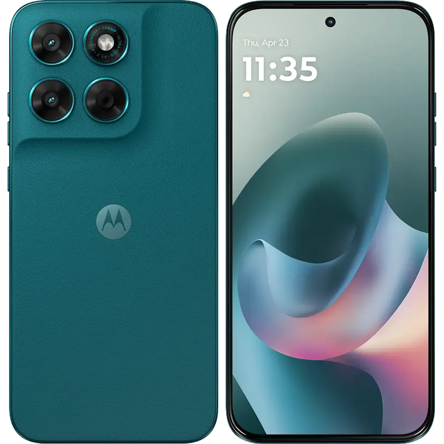 Motorola Moto G77: frente e traseira