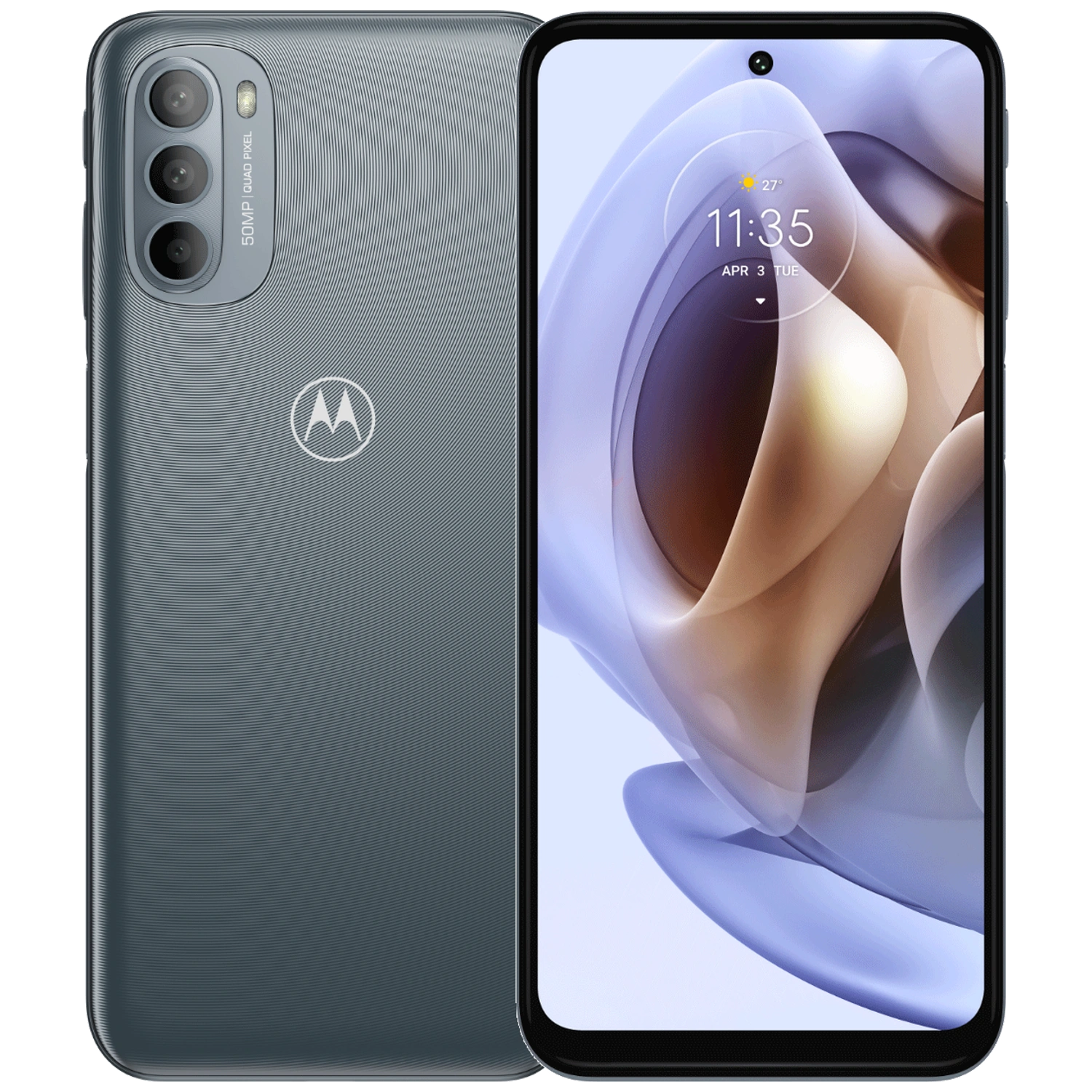 Motorola Moto G31: frente e traseira